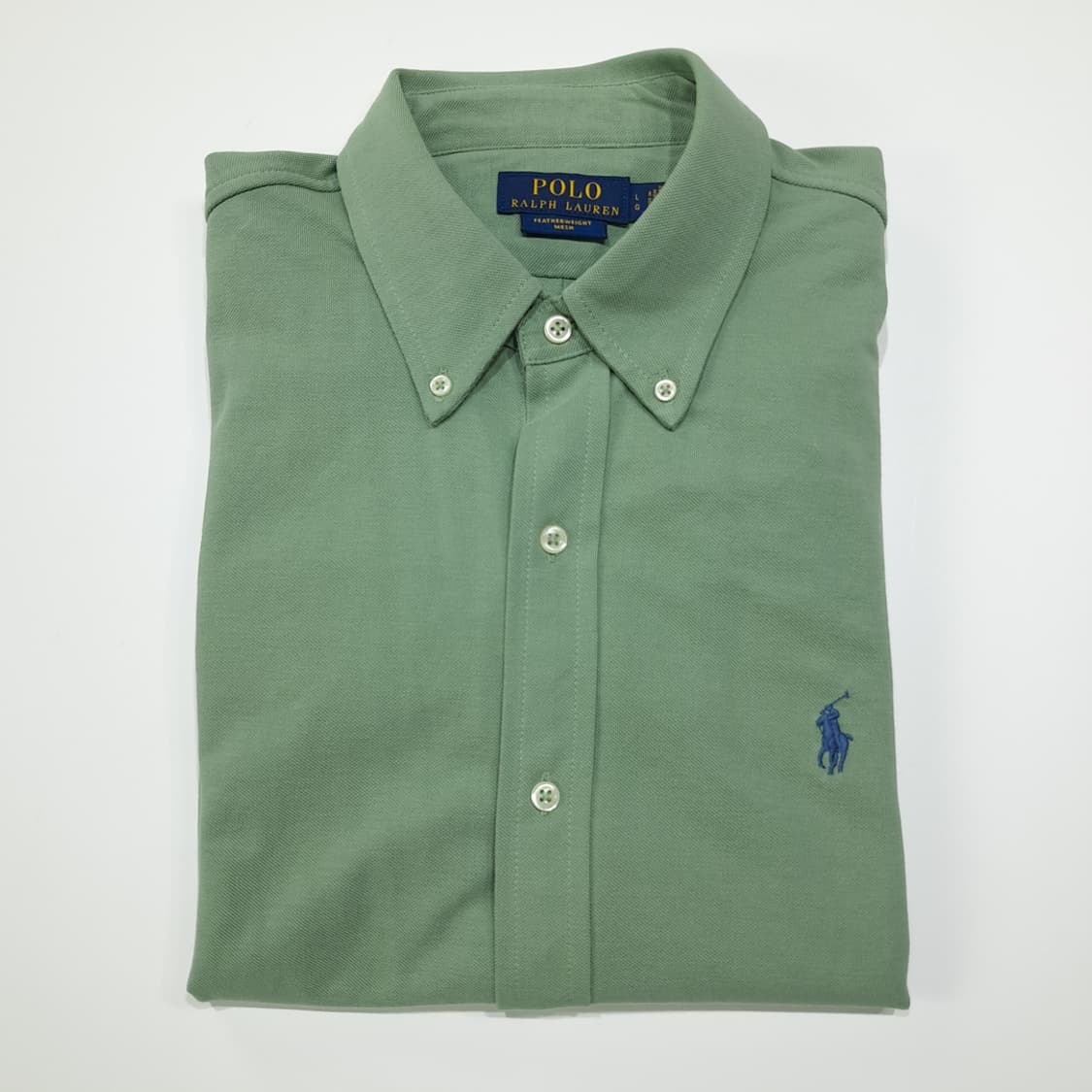 CL828 L 폴로 QR 코튼 페더웨이트메쉬 세이지그린 셔츠 남방 상품이미지9