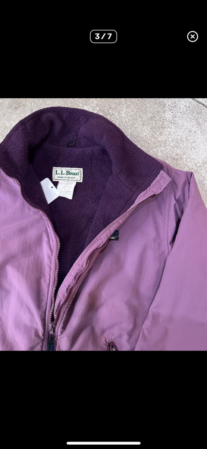 LL bean 90s 플리스 웜업 자켓 상품이미지3