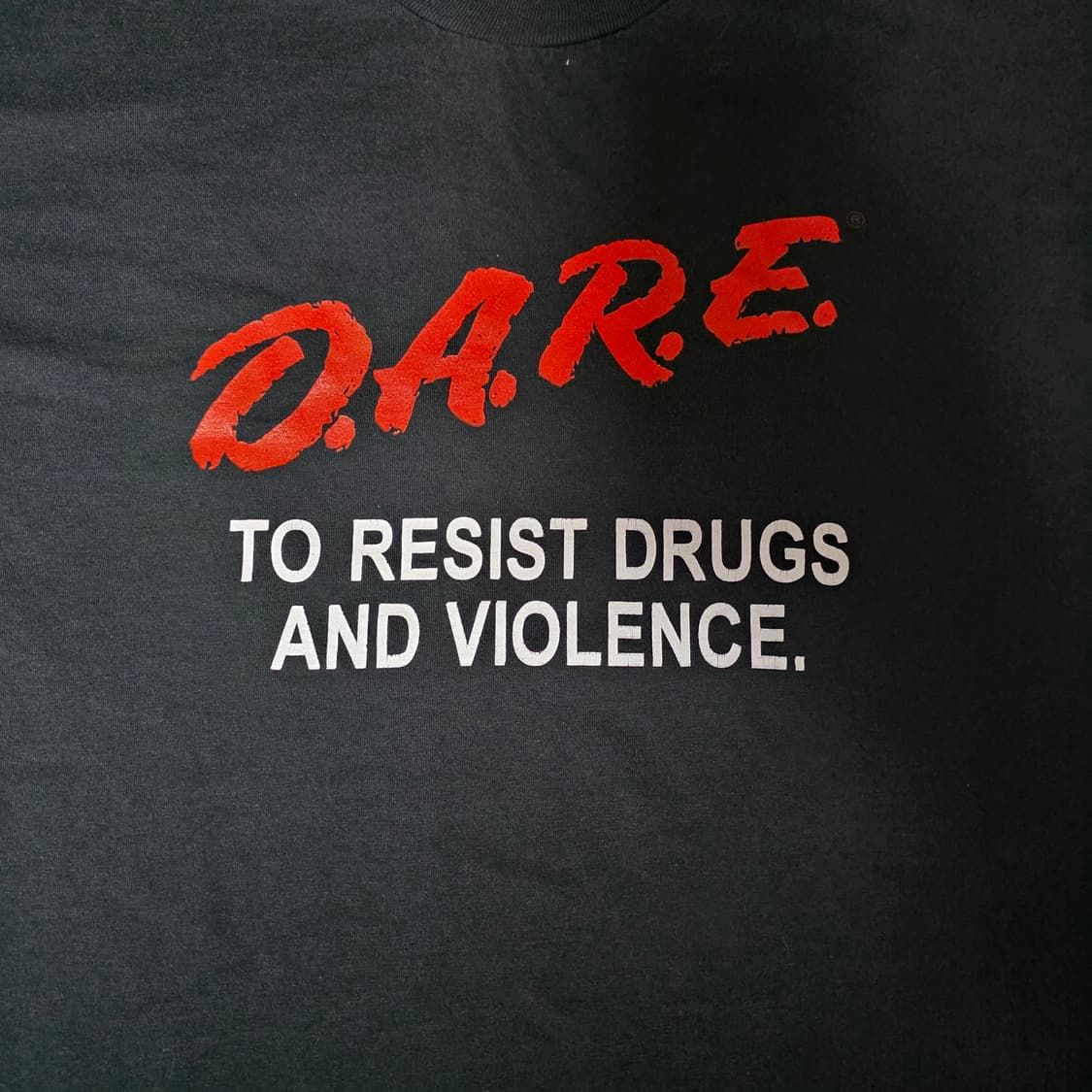 [XL] 90s 빈티지 DARE 티셔츠 블랙 ver. 암프린트 상품이미지2