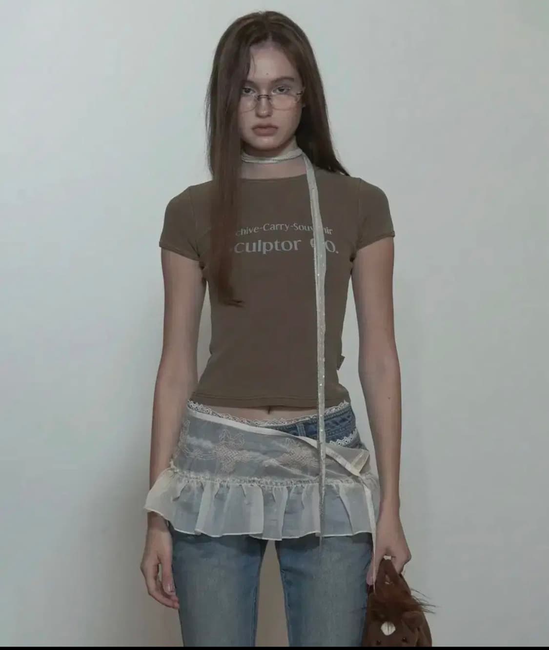 스컬프터 Archive Pigment Baby Tee Dusty Brow 상품이미지2