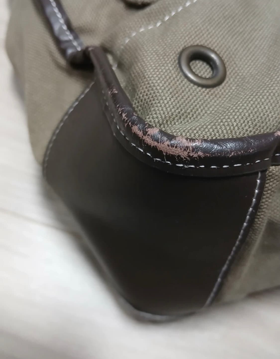 [닥터마틴/빈티지] 캔버스 레더 디테일 토트백  상품이미지5