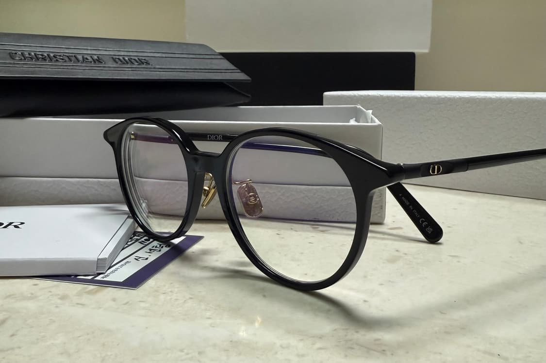 디올 MiniCD 블랙 안경 상품이미지3