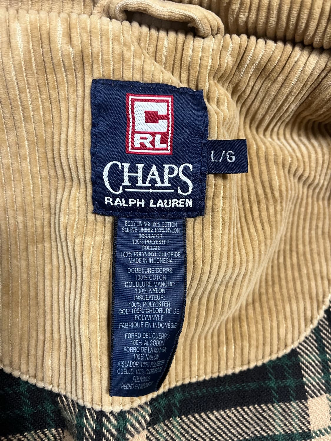 챕스랄프로렌 헤비 코듀로이 워크자켓 2XL 상품이미지7