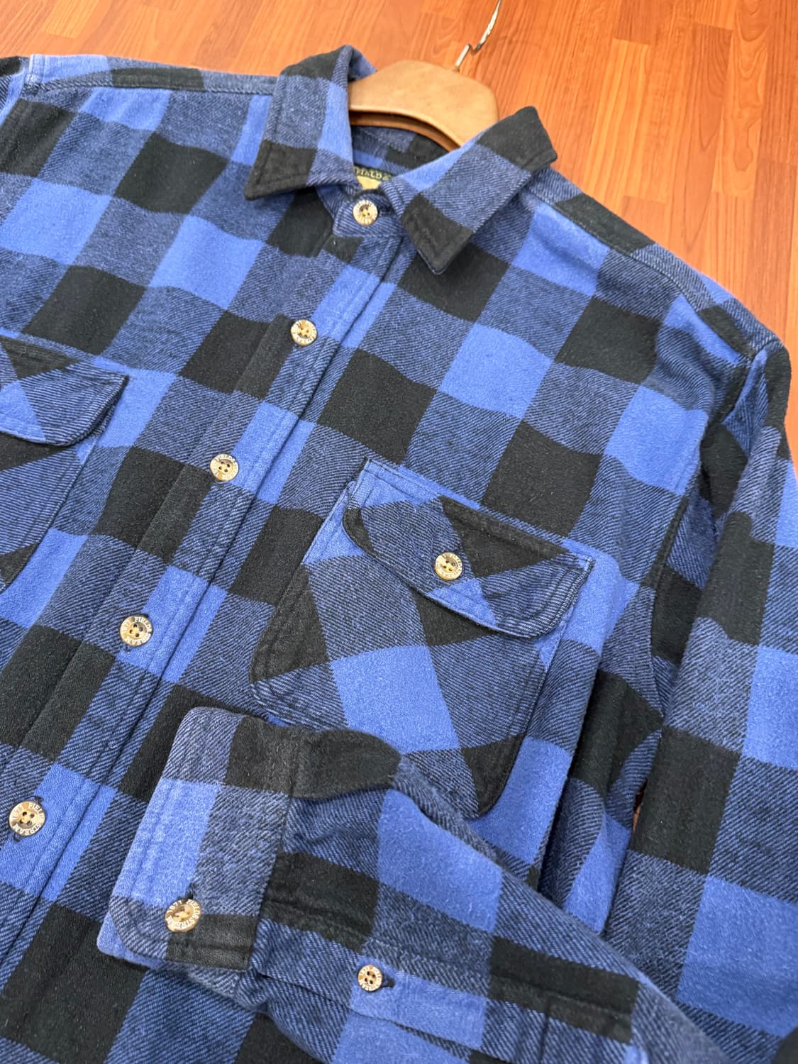 00s Field & Stream 빈티지 플란넬 체크 셔츠 상품이미지7