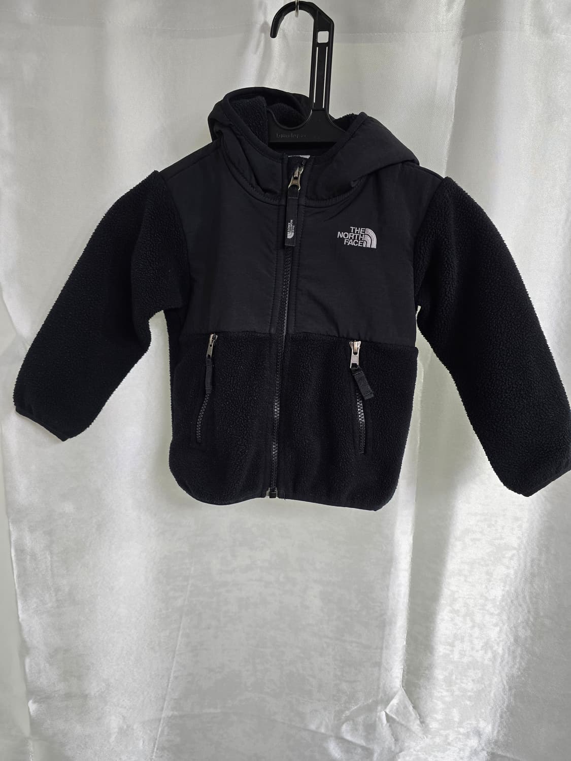 노스페이스 키즈 후리스 후드 블랙 (1875) 상품이미지1