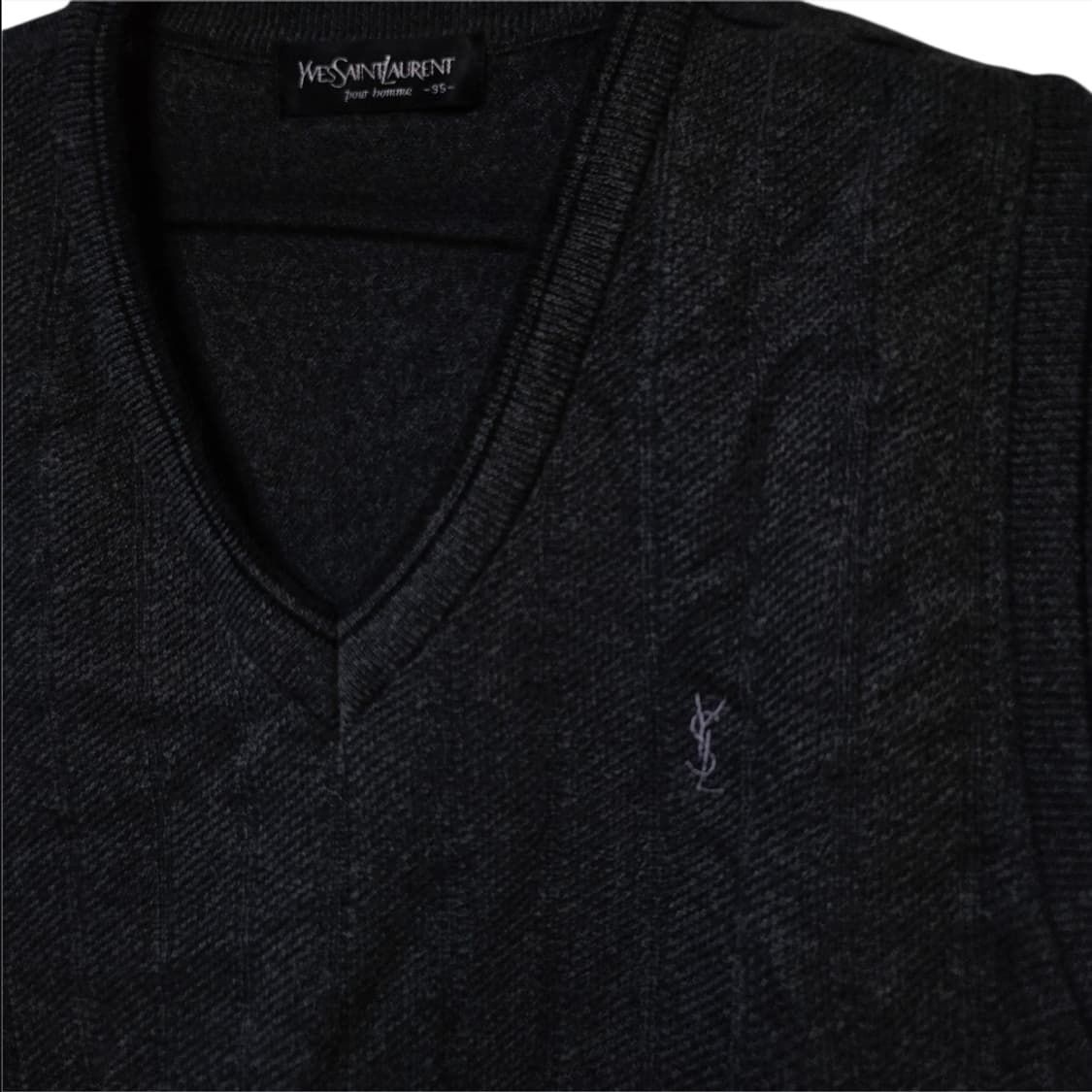 입생로랑 니트조끼 여성95 M 상품이미지4