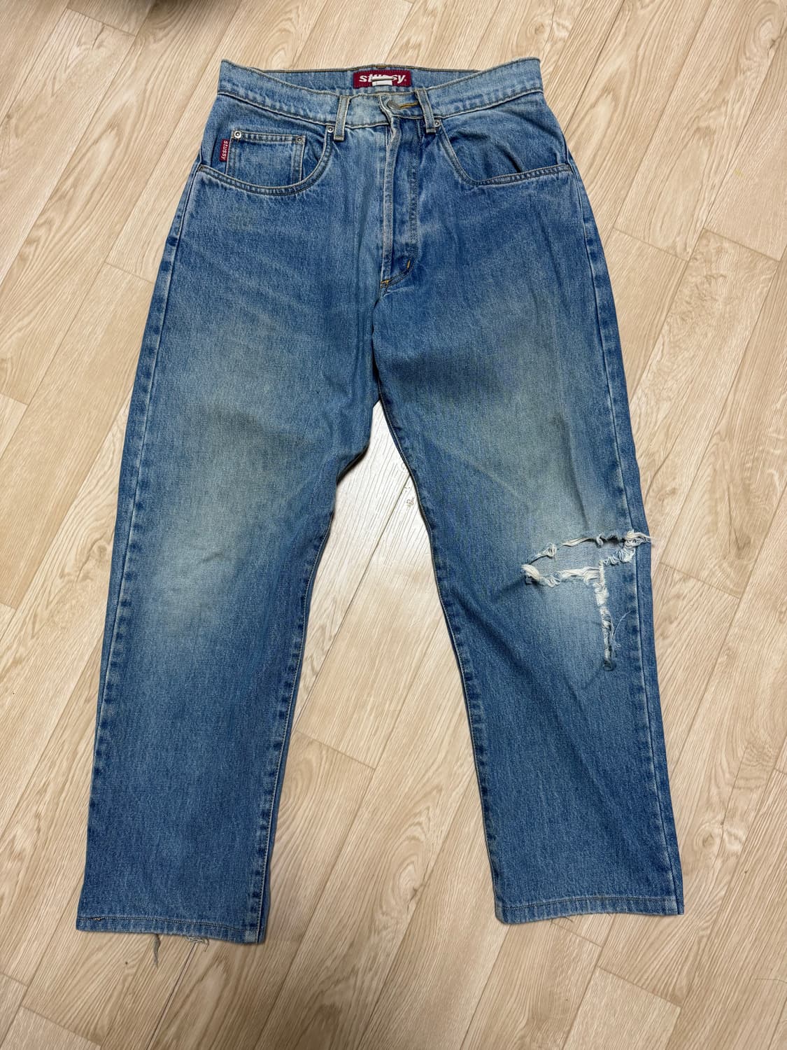 90년도 스투시 디스 데님팬츠 상품이미지1