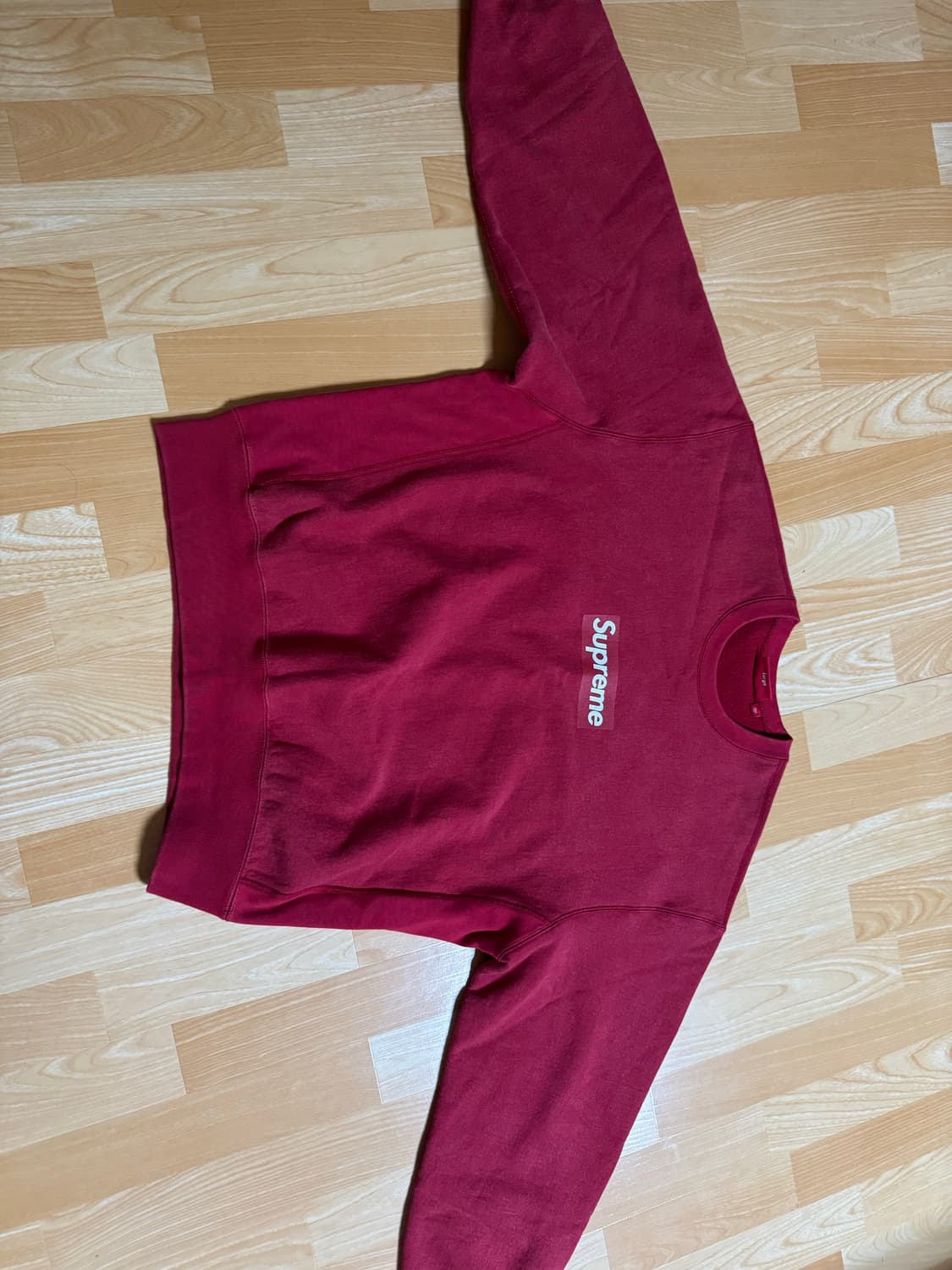 슈프림 워시드 박스로고 L 판매합니다 상품이미지2