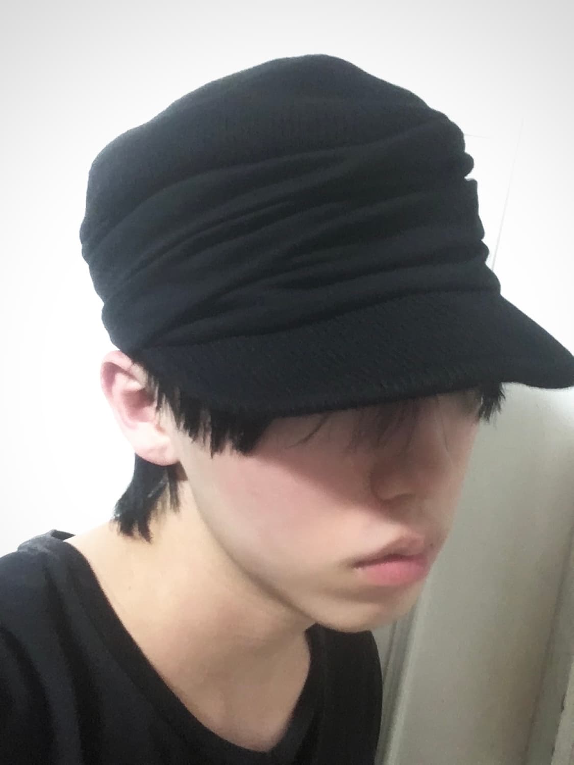 카시라 드레이프 와이어 니트 캡 상품이미지1
