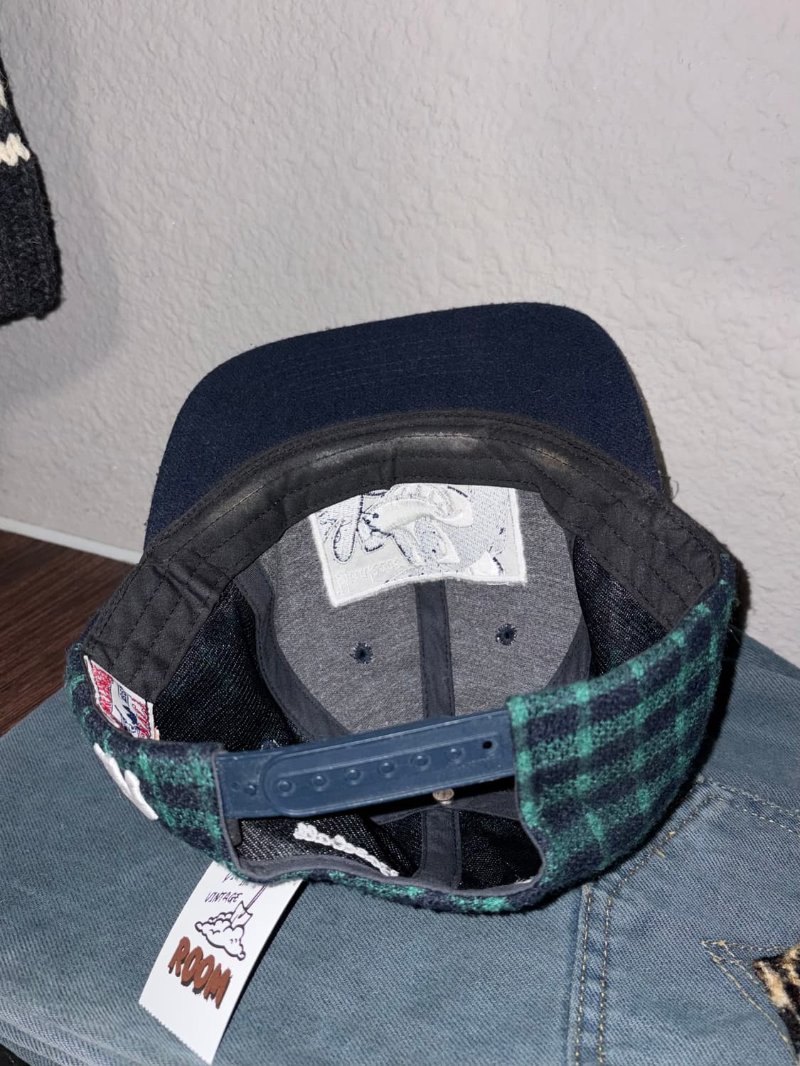 MLB 뉴욕양키즈 체크 캡 상품이미지9