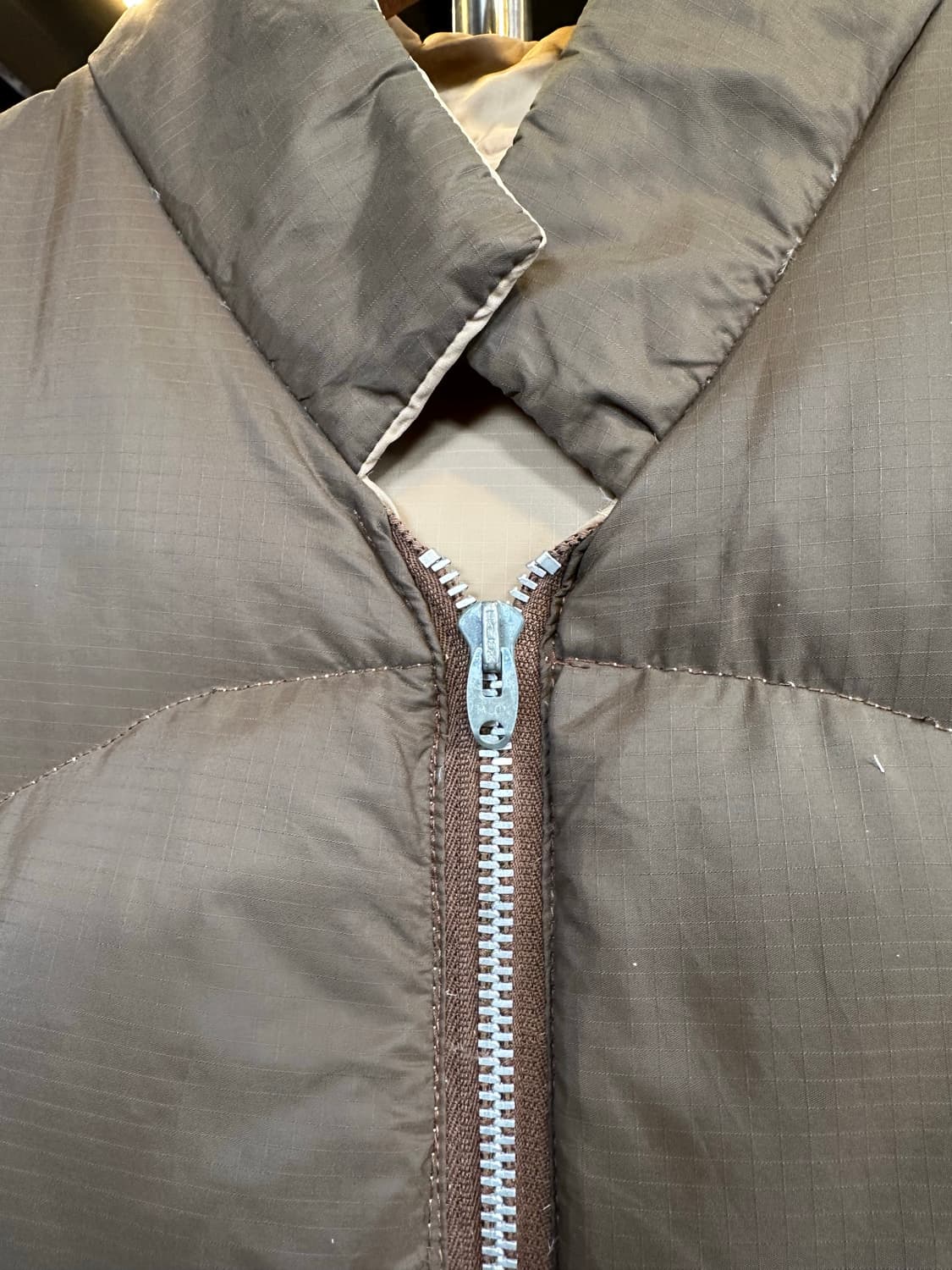 80s Sportchief 나일론 립스탁 덕다운 베스트 상품이미지7