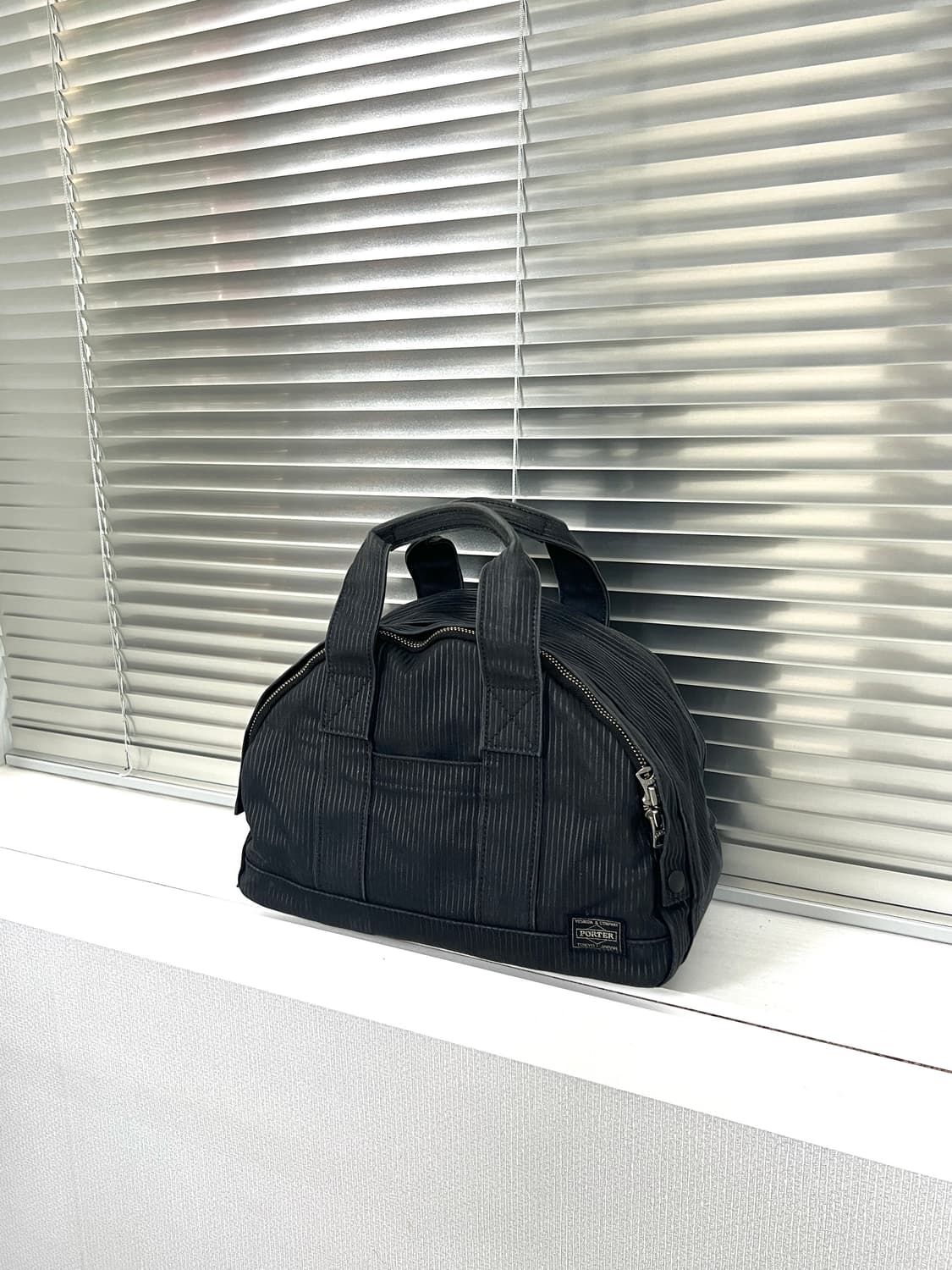 PORTER-TOTE BAG M (Washed Stripe Black) 상품이미지1
