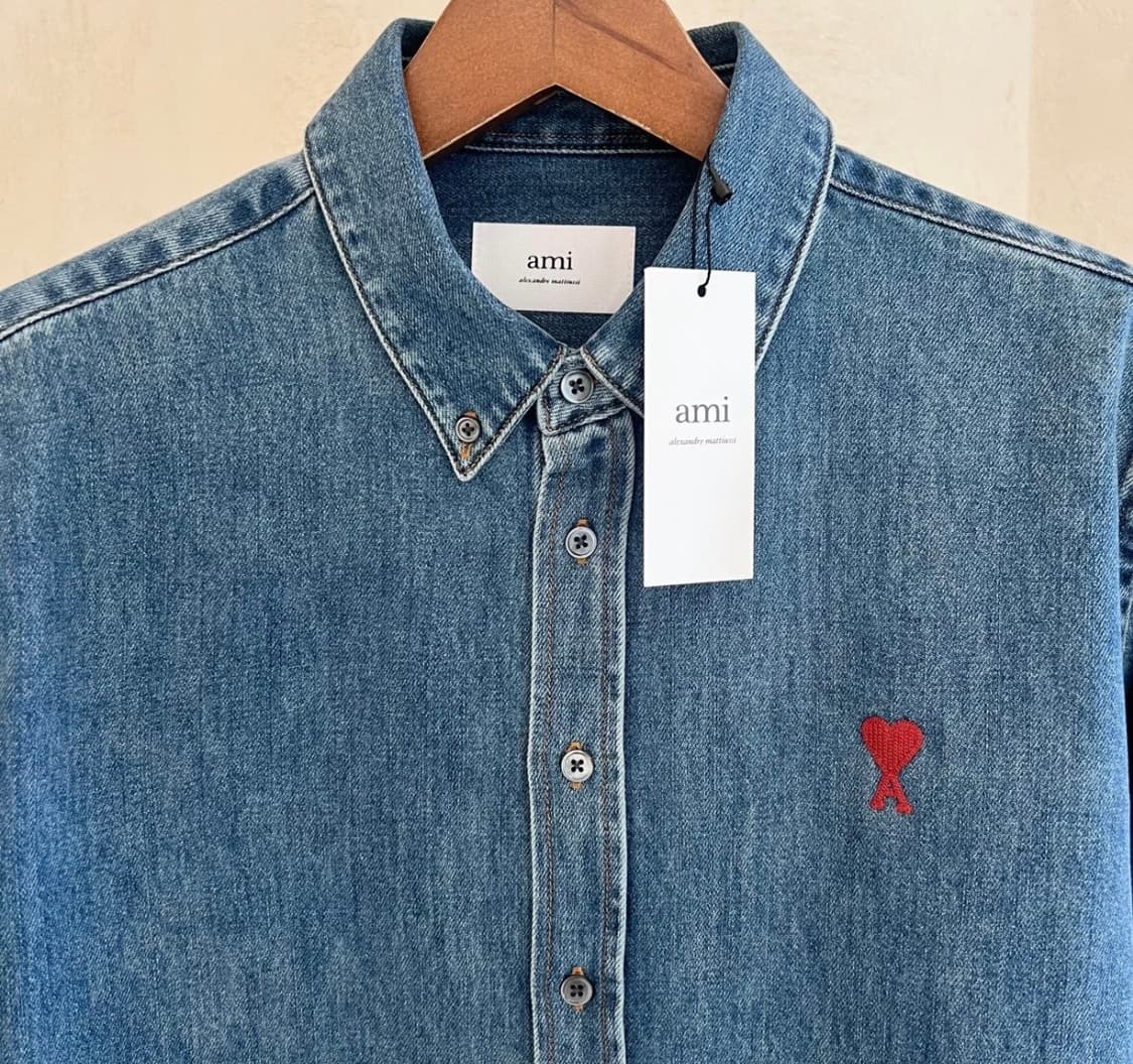 아미 드 꾀흐 데님 셔츠 남여공용 상품이미지2
