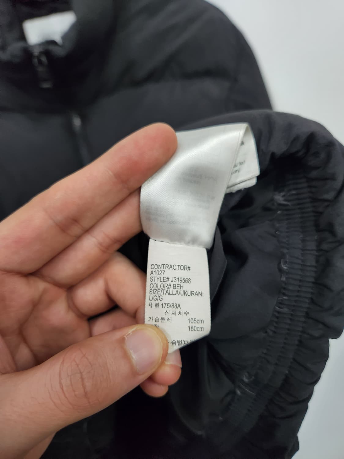 켈빈클라인 로고 블랙패딩 상품이미지4