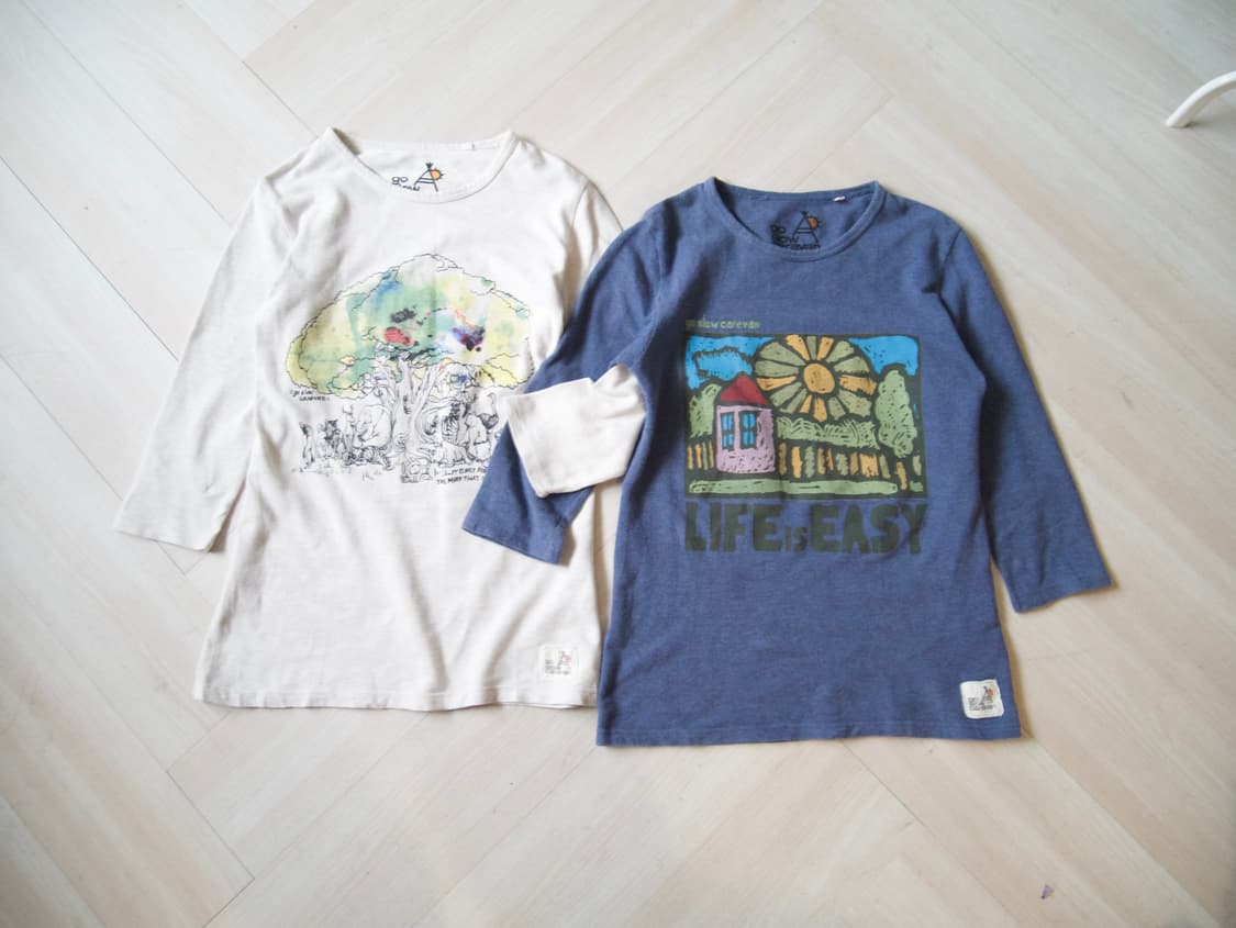 [go slow caravan] 7-minute sleeve(blue) 상품이미지8
