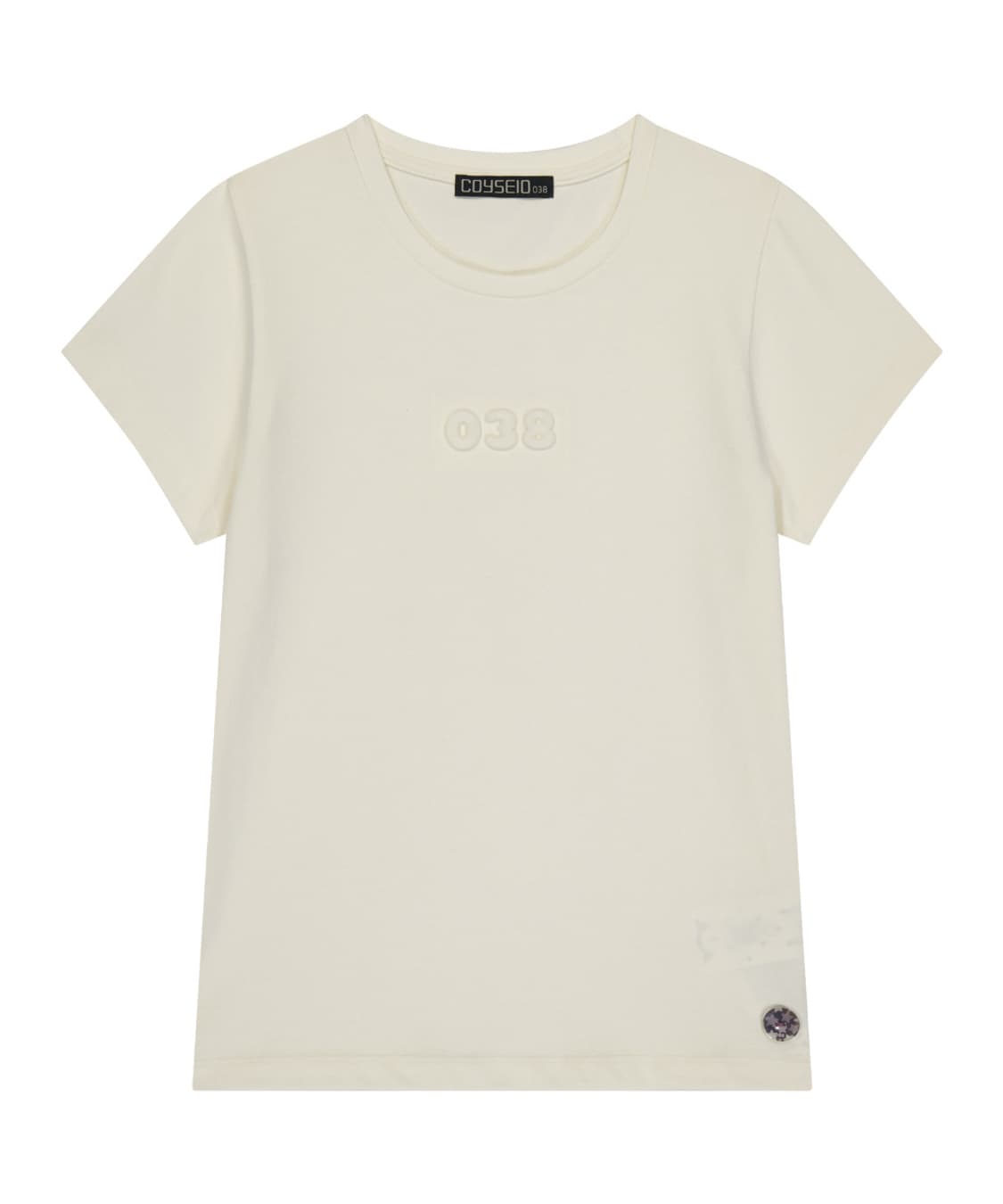 Coyseio 038 BASIC T-SHIRT IVORY 상품이미지5