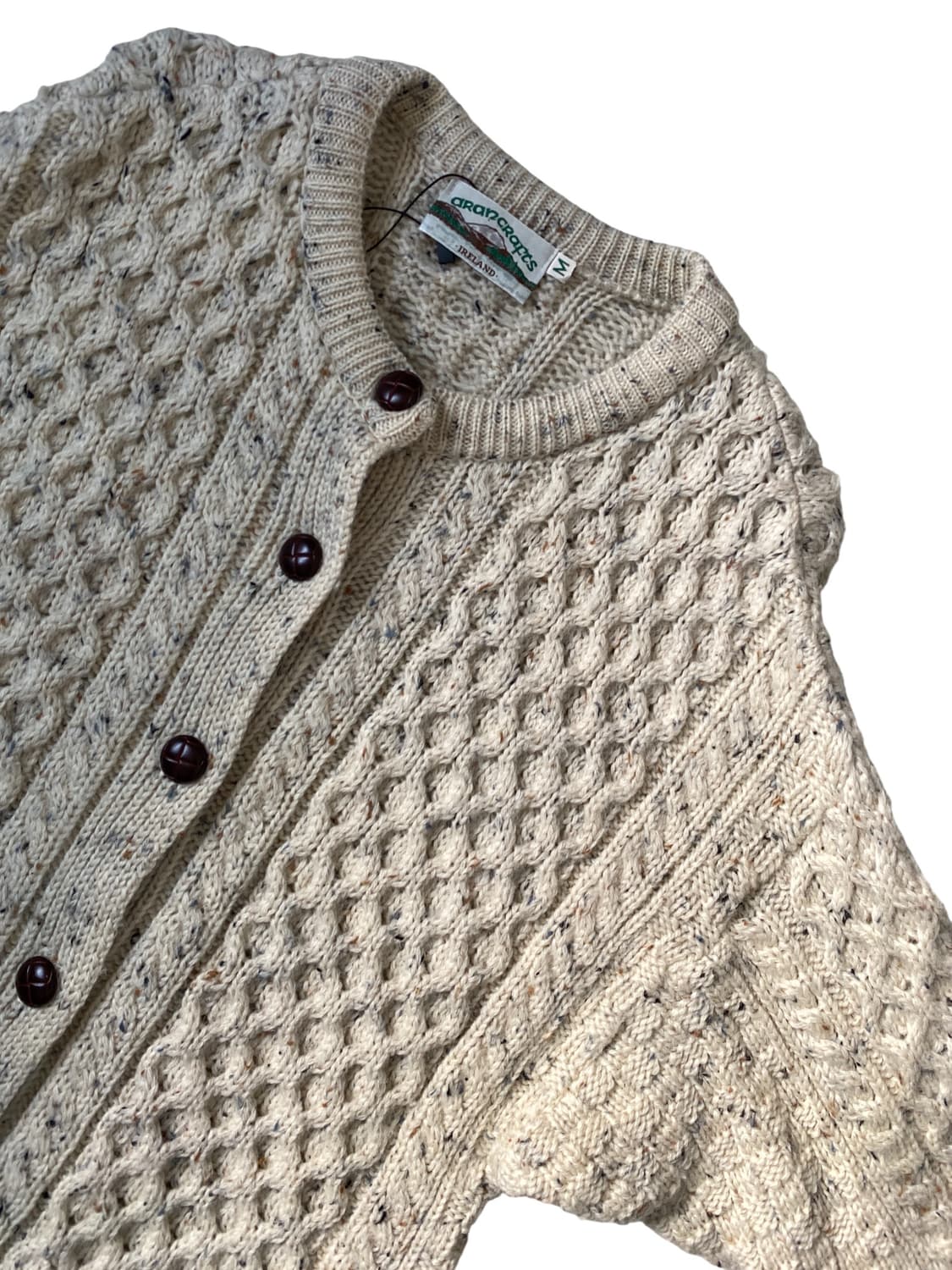 아란 크래프츠 케이블 니트 가디건 (Man M) AB1859 상품이미지2