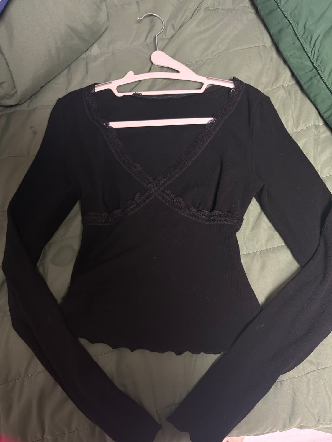 하몽마켓 레이스 긴팔티 상품이미지2