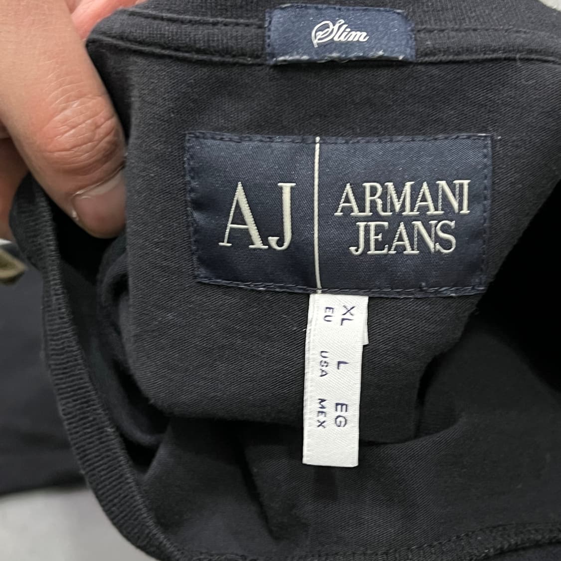  아르마니 진스 로고 롱슬리브 y15539 상품이미지6