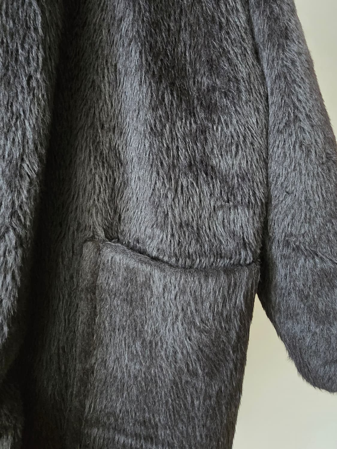 890s Gianfranco Ferré 블랙 퍼 재킷 IT38(페이크) 상품이미지6