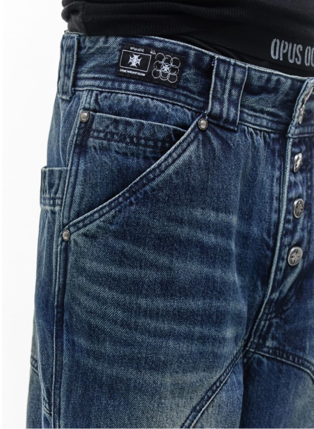 Op. 09 HAZE FLARE DENIM PANTS INDIGO 상품이미지3