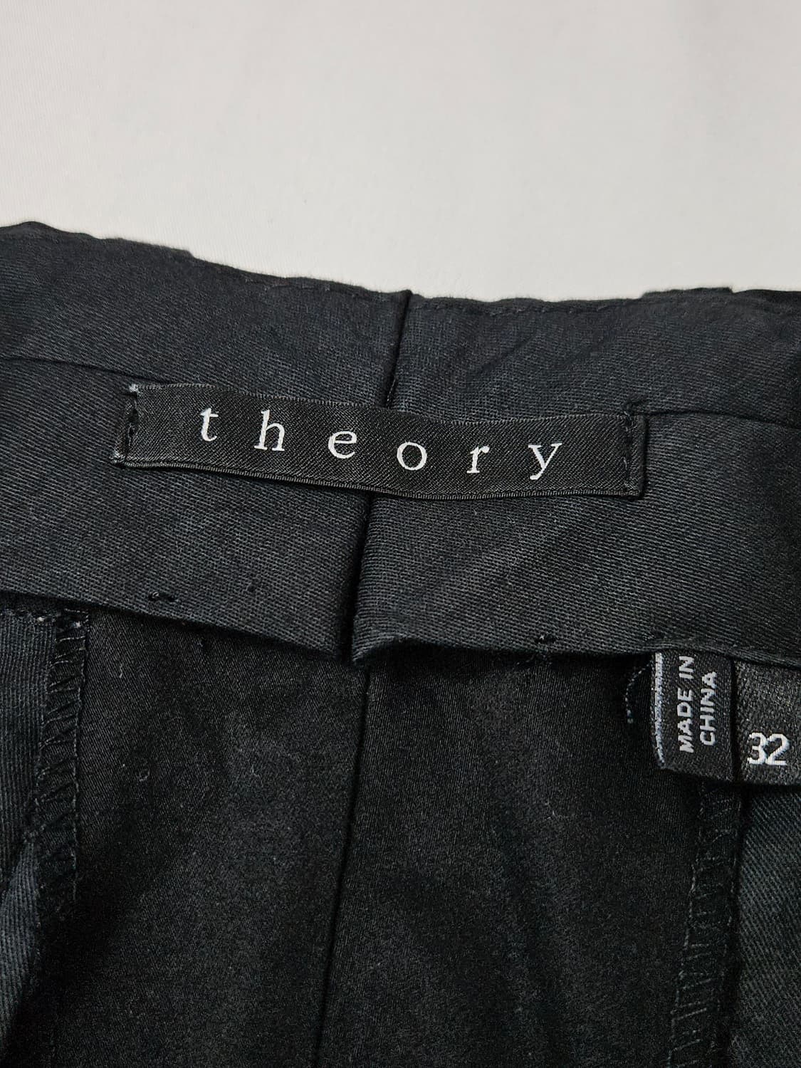 띠어리 옴므 Theory 슬랙스 팬츠 정장 바지 수트 블랙 스판덱스 32 상품이미지3