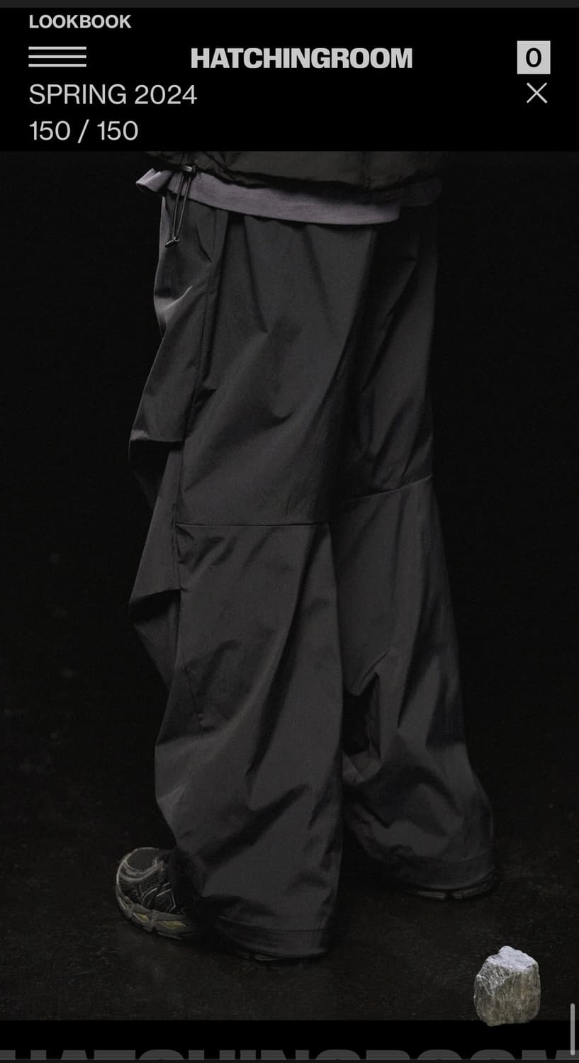 해칭룸 24ss 나일론 팬츠 상품이미지2