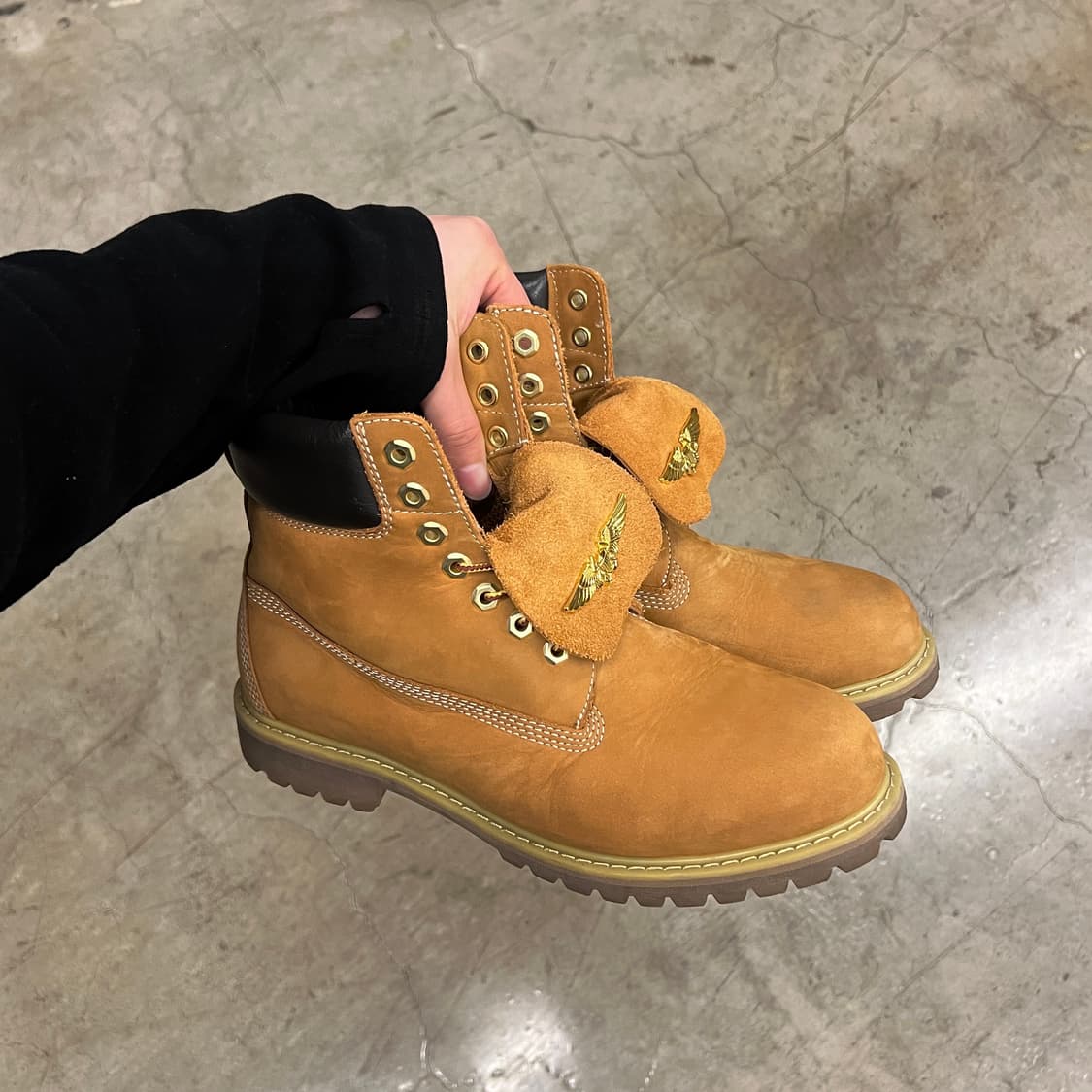 팀버랜드맛 호킨스 부츠275 + 금장 브로치세트 상품이미지2