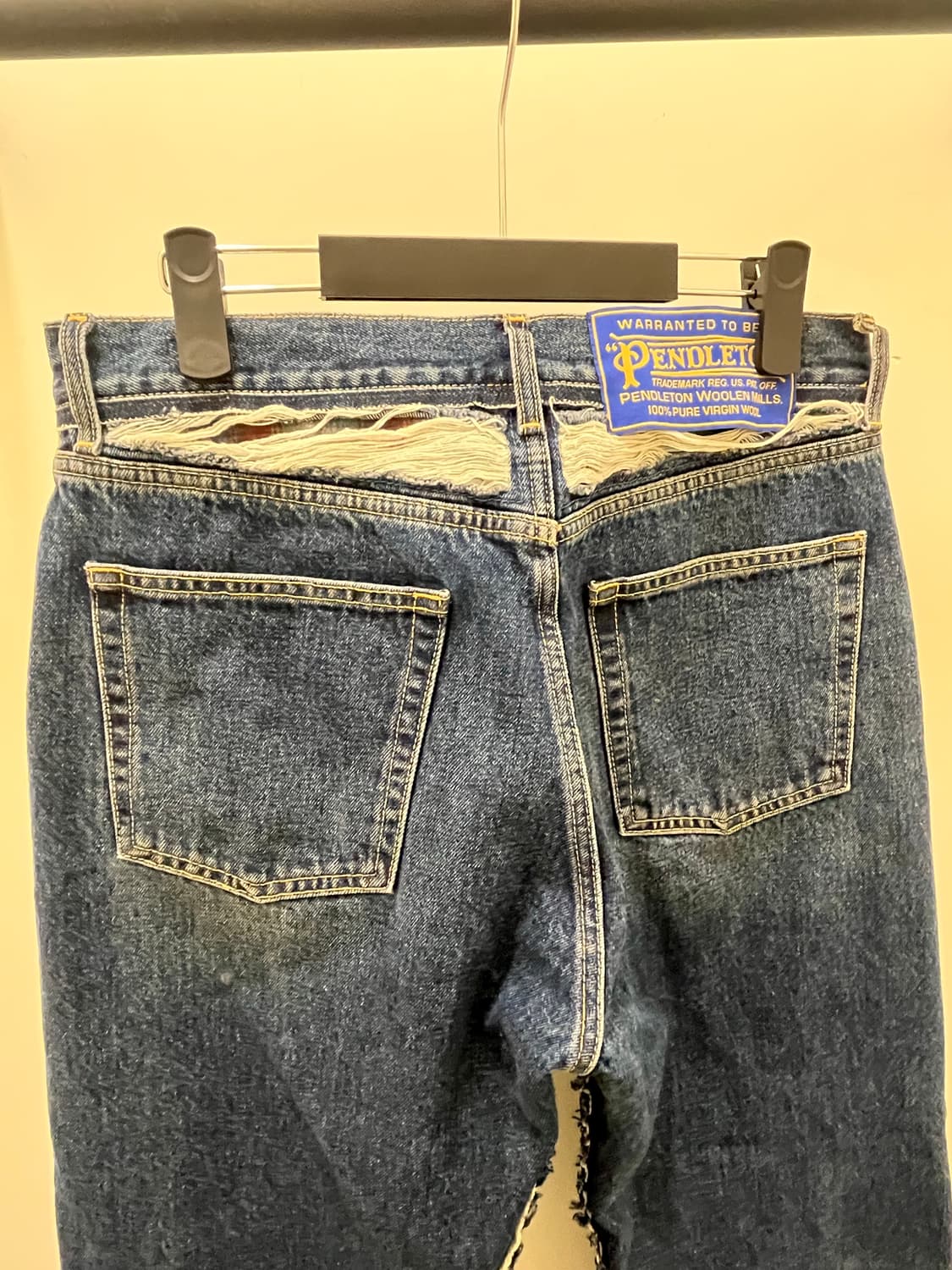 마르지엘라x펜들턴 디스트레스 요크데님 상품이미지3