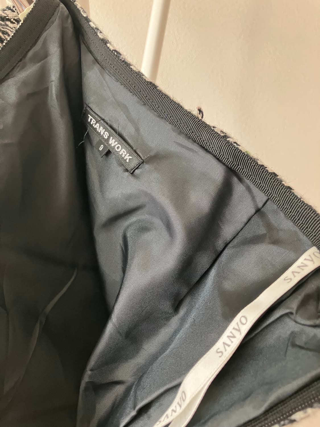 산요 Sanyo transwork 일본빈티지 모리걸 울혼방스커트 상품이미지4