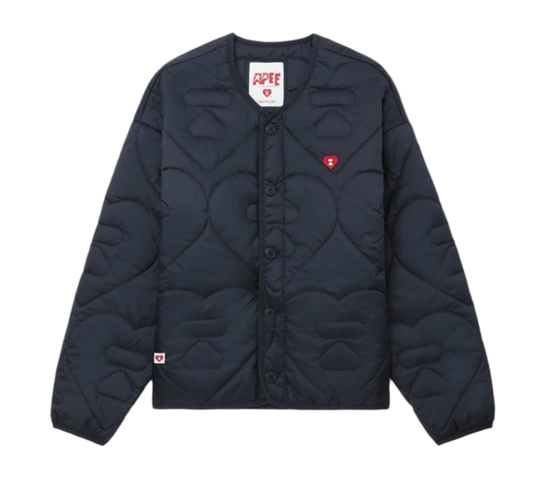 베이프 여성용 에이피 라인 퀼티드 자켓 상품이미지1