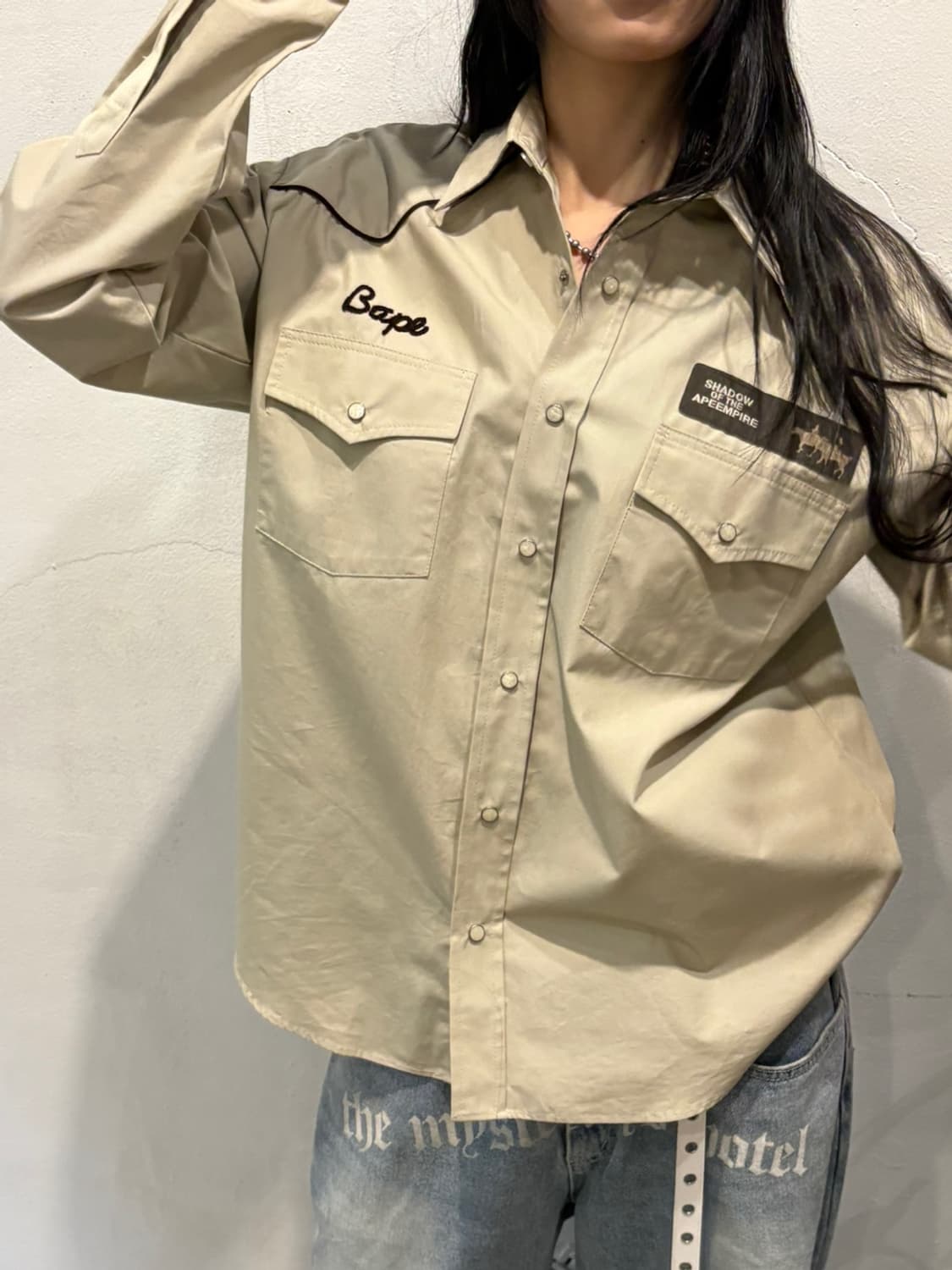 베이프 A BATHING APE 90s Western Jacket 상품이미지4