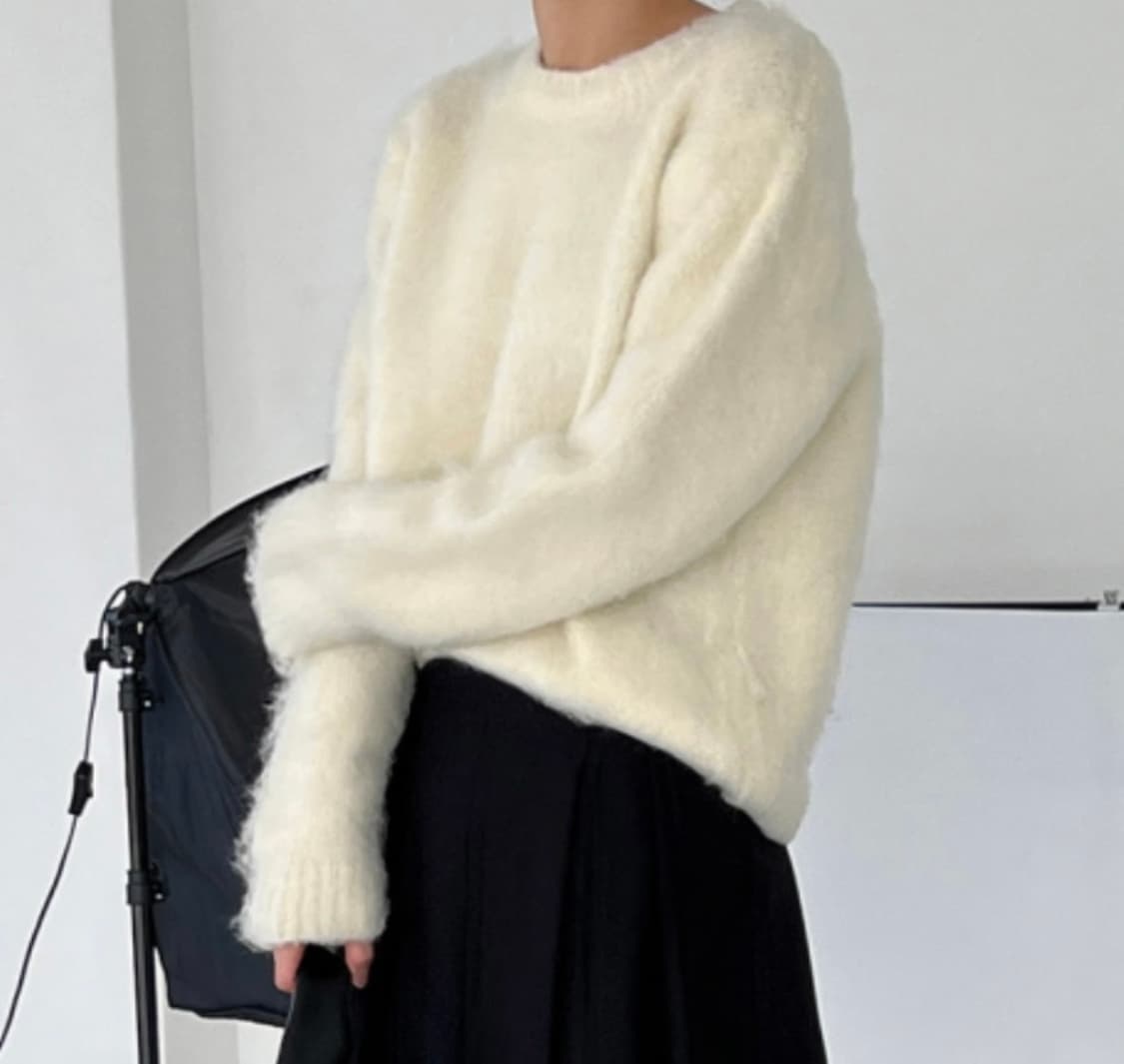 아이보리 니트 상품이미지1