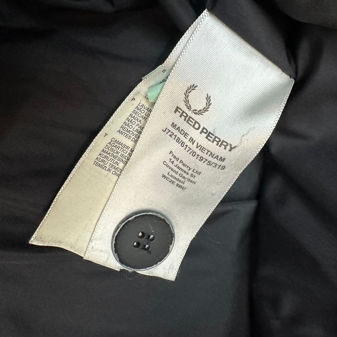 프레드페리 패딩 점퍼 상품이미지6