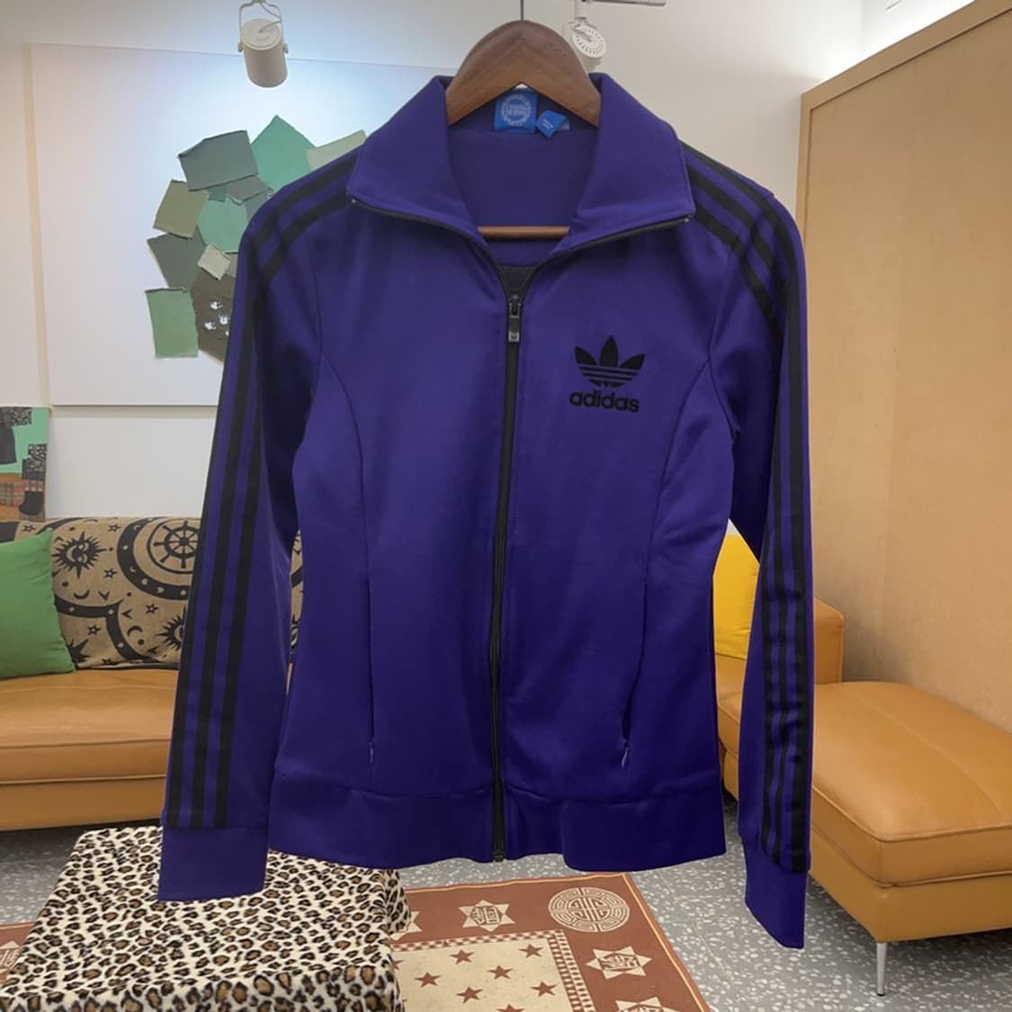 아디다스 레트로 빈티지 유로파 딥퍼플 져지 집업 90 C09375 상품이미지3