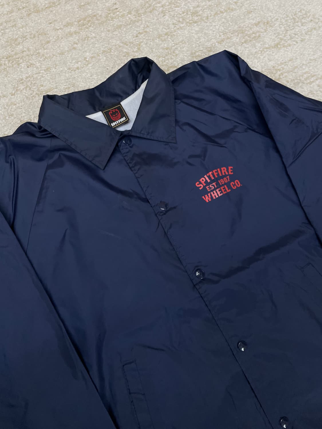 [L] 00s Spitfire Wheel 스핏파이어 휠스 코치 자켓 윈드 상품이미지2
