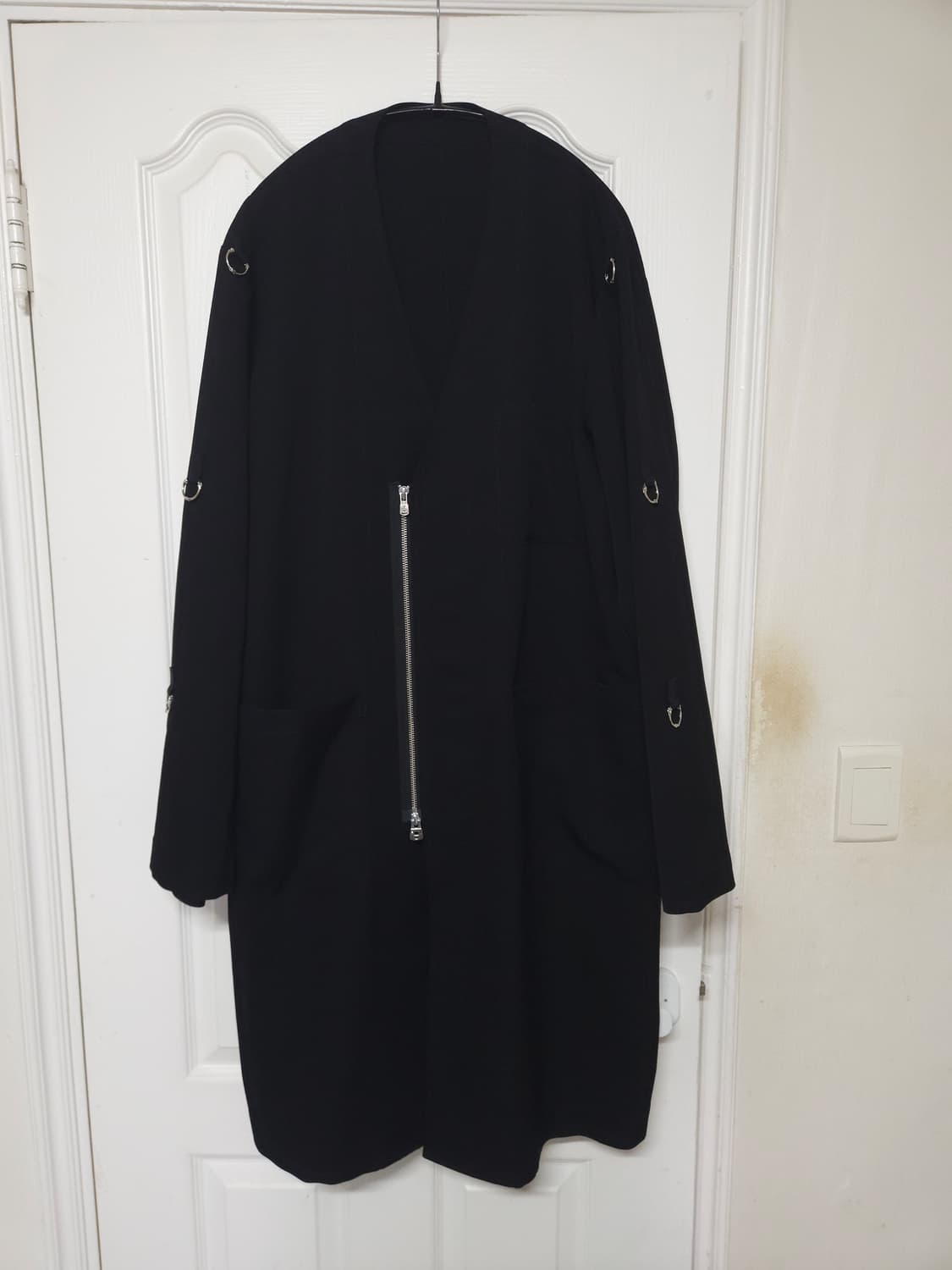 타카히로미야시타 더 솔로이스트 오버 코트 블랙 상품이미지1