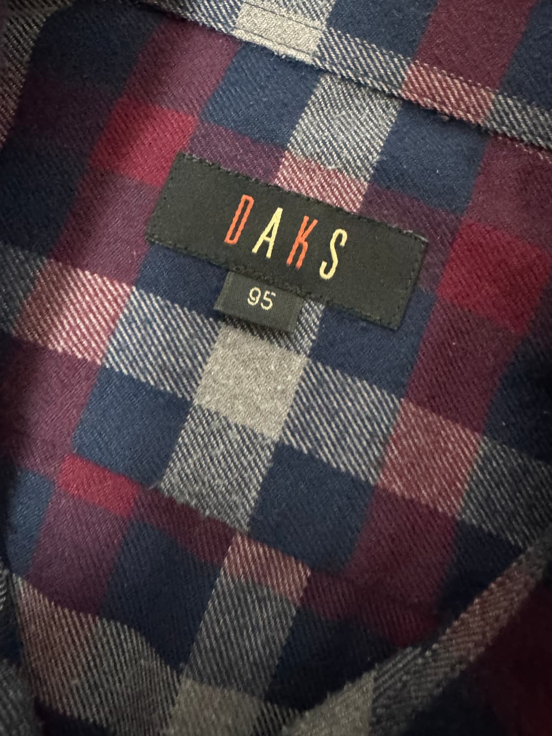 닥스 daks 이쁜 긴팔 체크 셔츠 상품이미지3