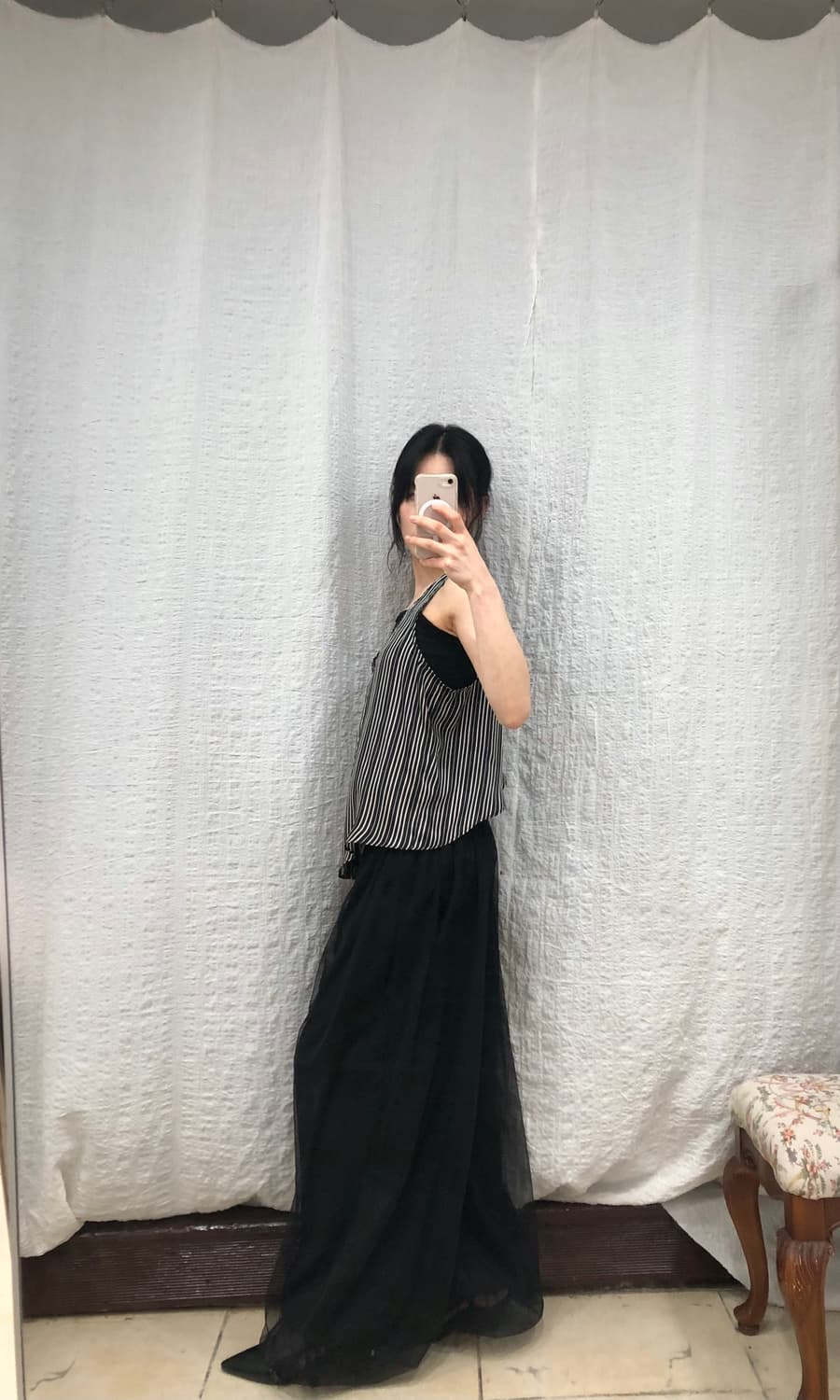 Stripe chic summer vest  상품이미지4