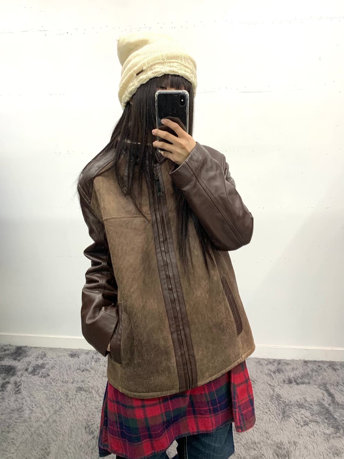 무스탕 양가죽 자켓 상품이미지1