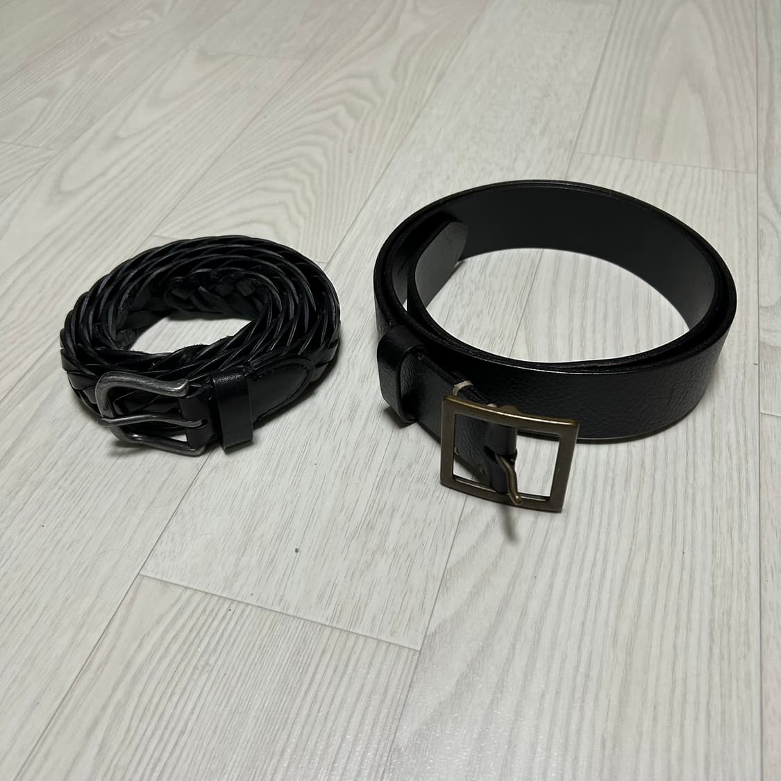 [일괄판매] 유니클로 가죽벨트 2종 상품이미지1