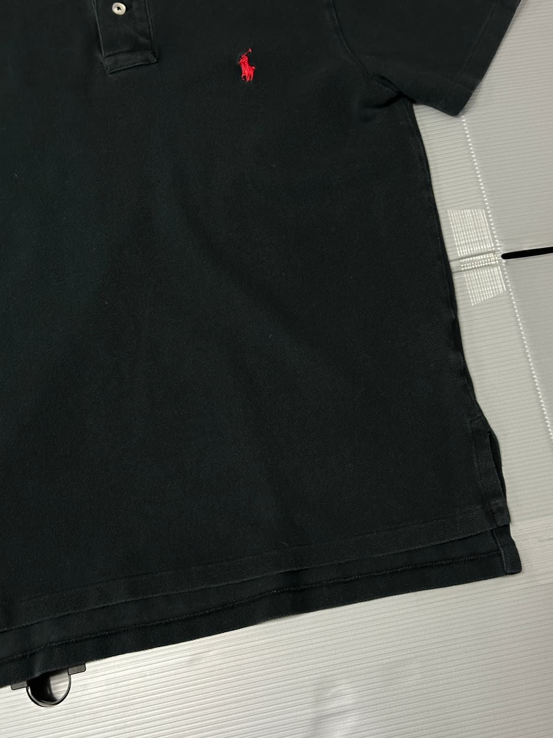 폴로 랄프로렌 레드 포니 반팔 카라티 블랙 S 상품이미지4