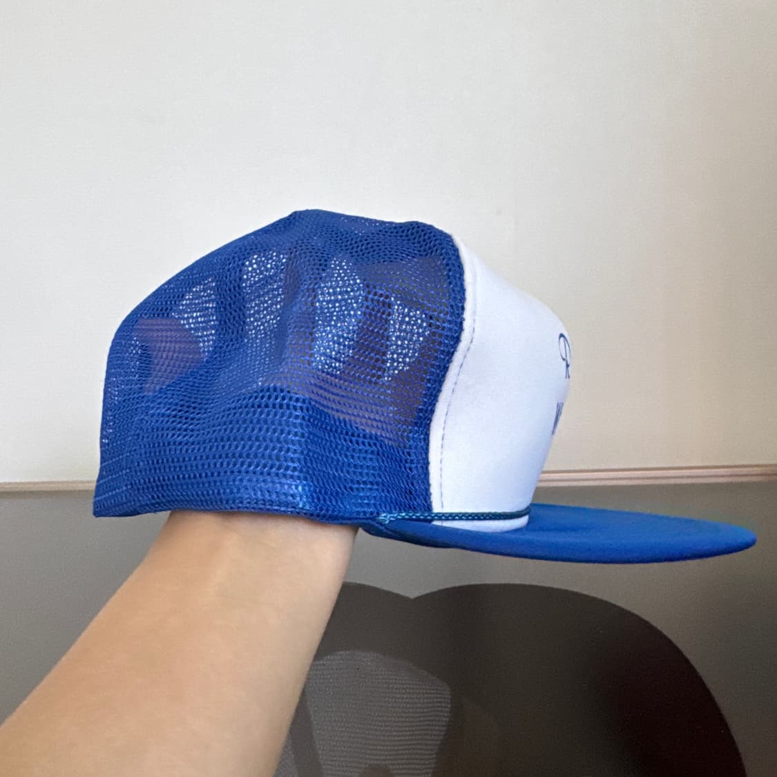 USA P&R 블루 빈티지 모자 볼캡 vintage cap 트러커 메쉬 상품이미지5