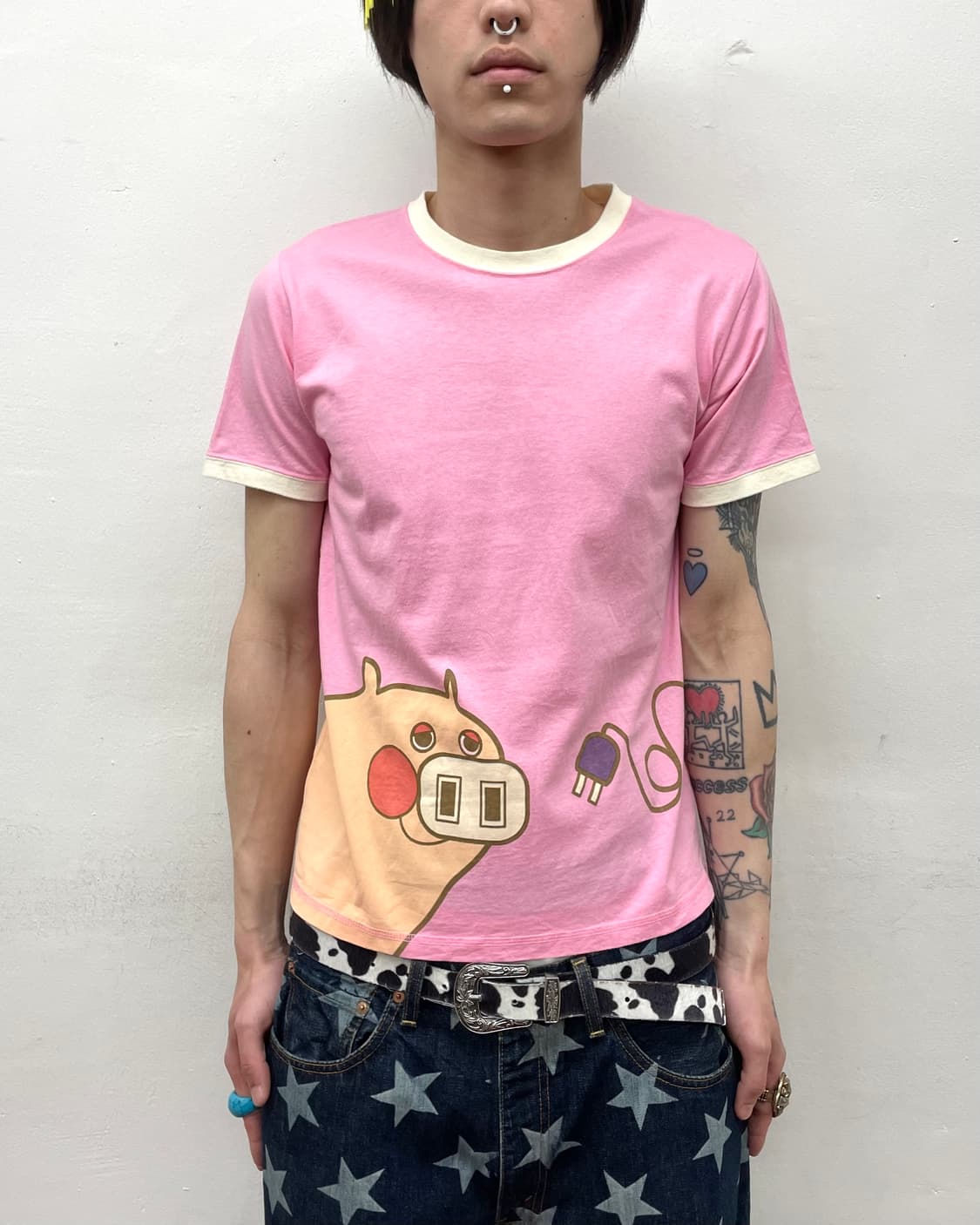 Drugstore Pork Nose Pink T-Shirt 상품이미지1