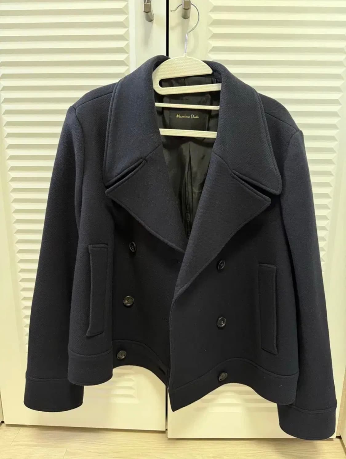 마시모뚜띠 하프 코트 네이비 M 상품이미지1