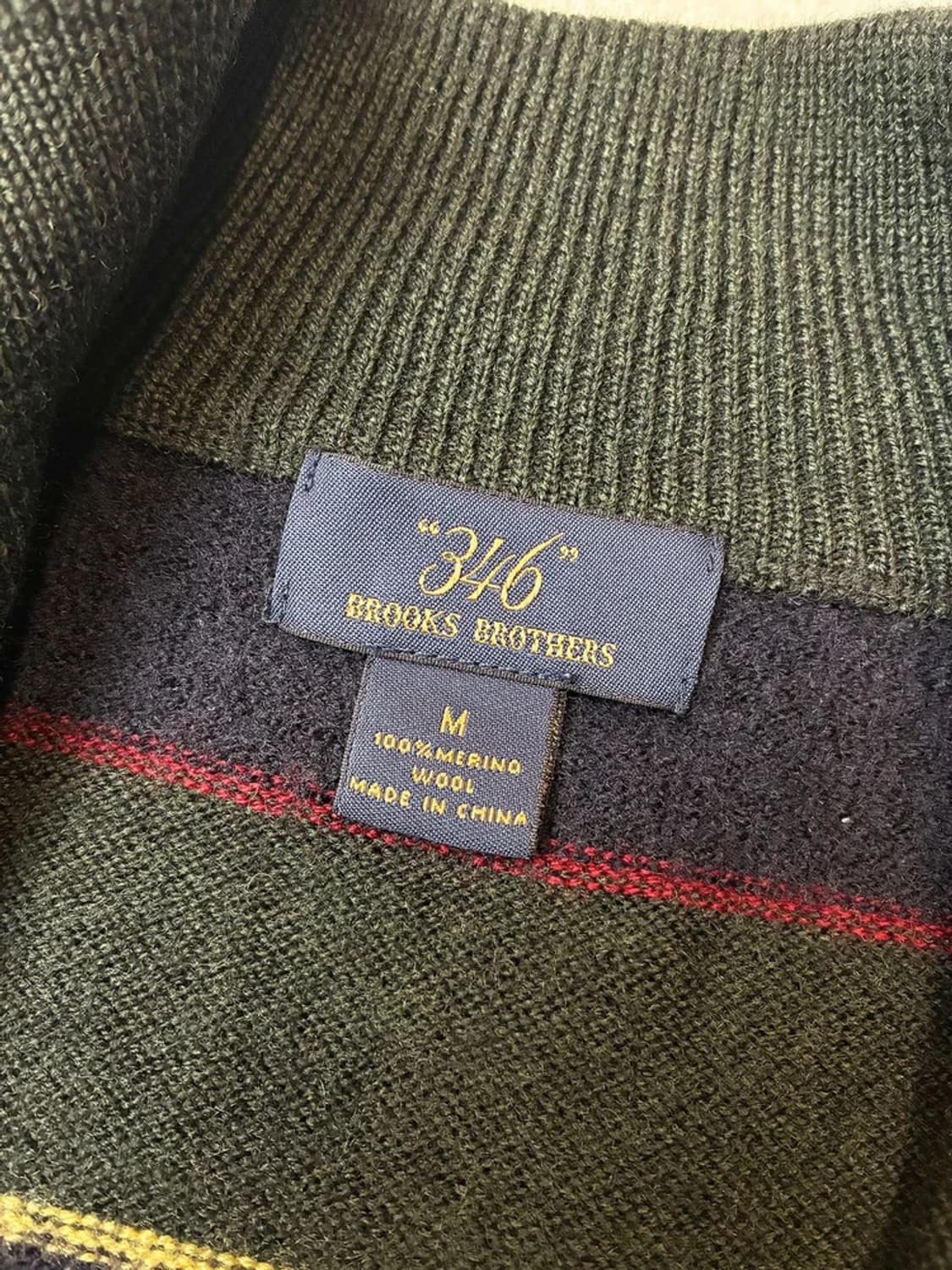 브룩스브라더스 스트라이프 니트 집업 가디건 PN5927    상품이미지5