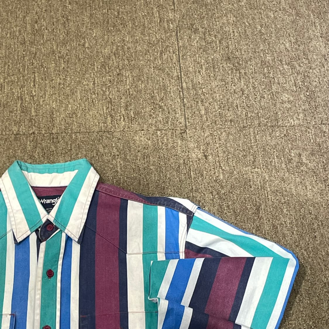 Wrangler 랭글러 스트라이프 웨스턴 셔츠 레귤러 핏 상품이미지3