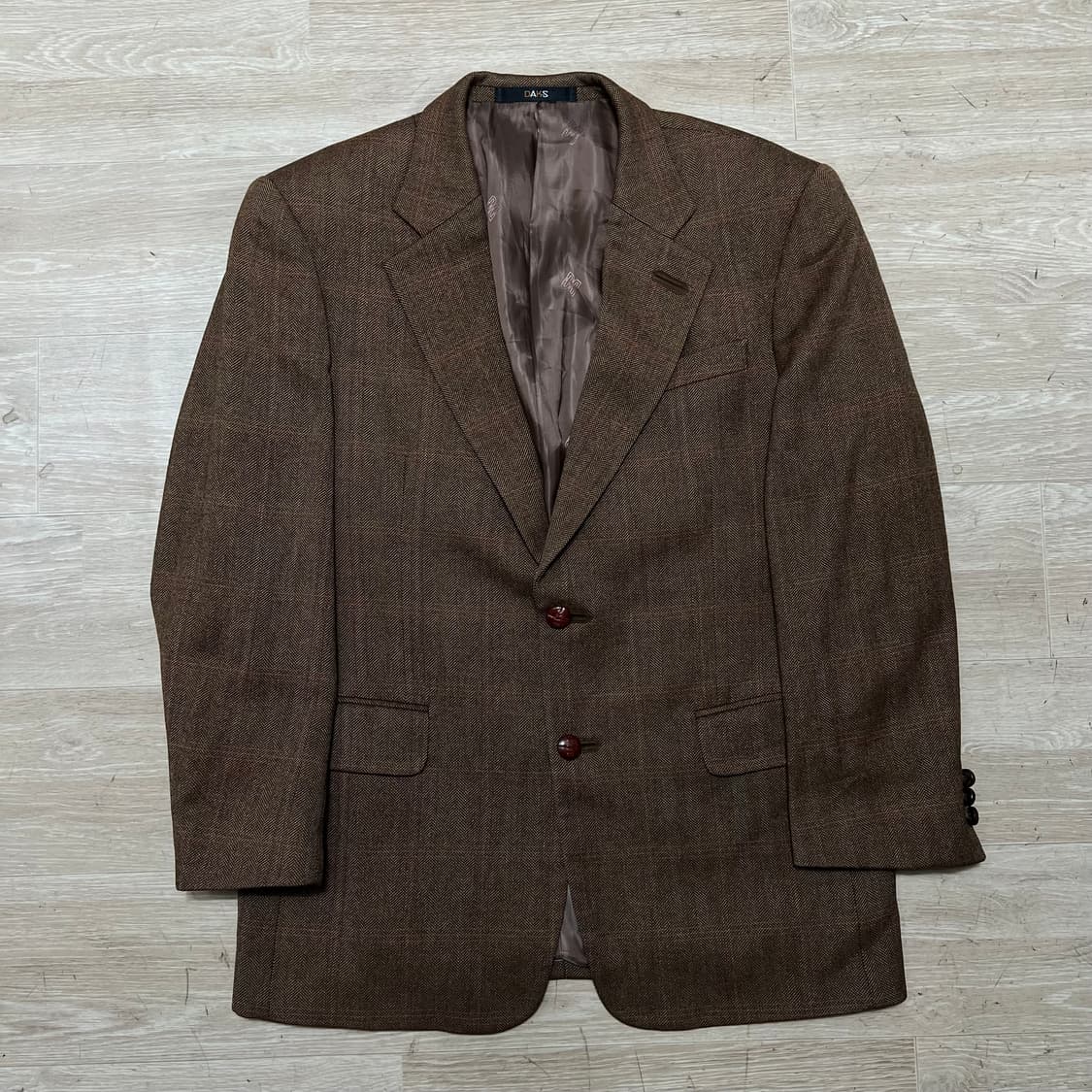 닥스 모직 싱글 블레이저 정장자켓 [브라운] 97-85-175(M/95) 상품이미지1