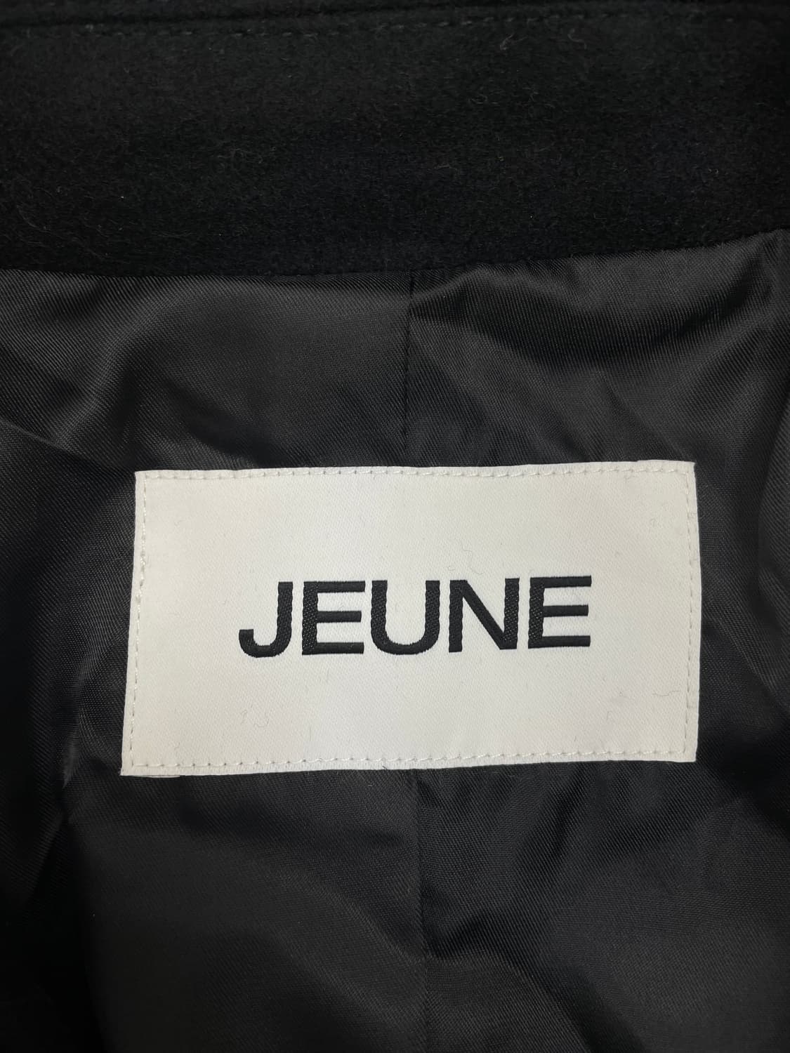 JEUNE 울 블렌드 더블 롱 코트 상품이미지3