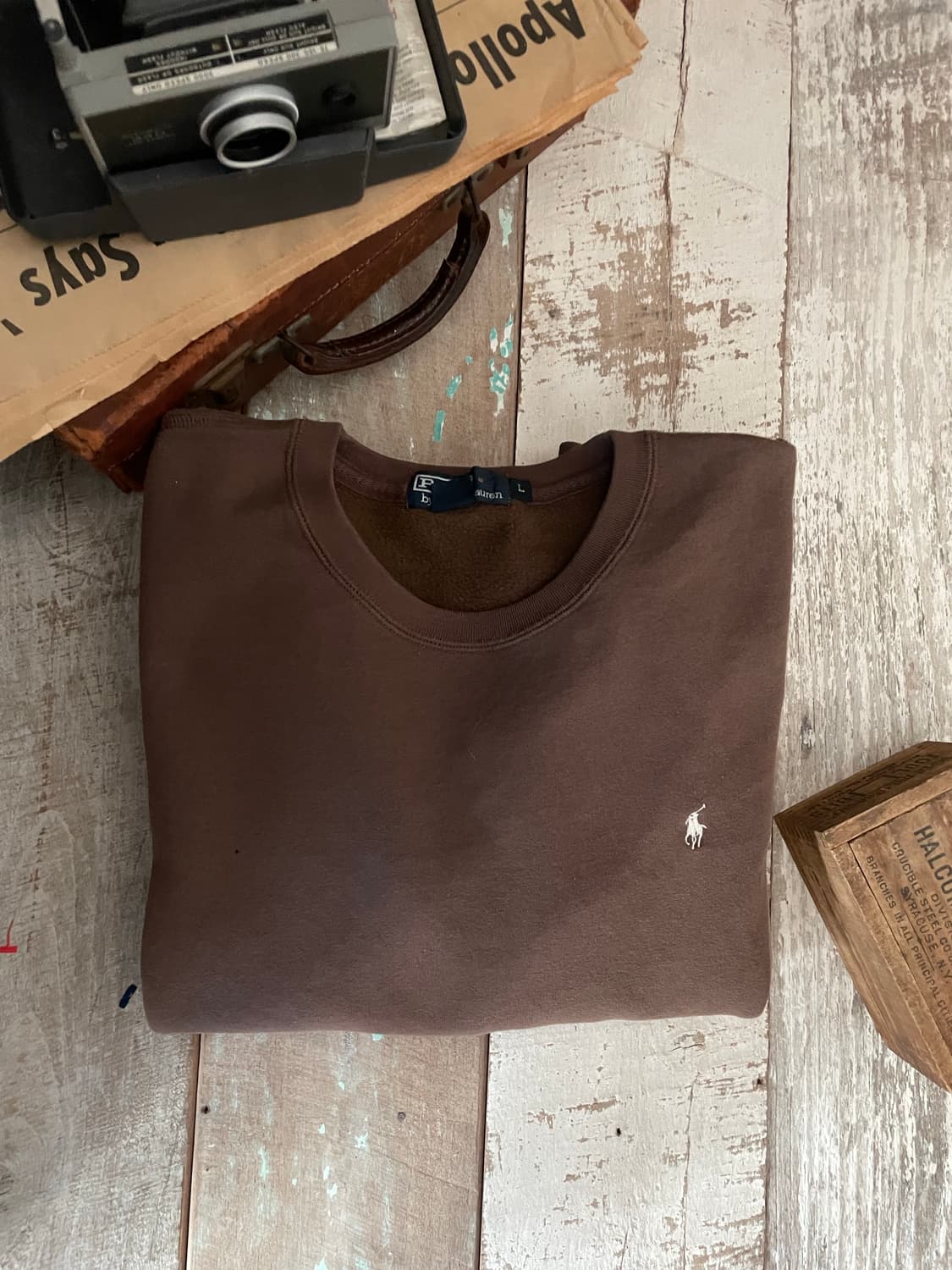 폴로 랄프로렌 브랴운 스웻셔츠 상품이미지7